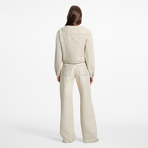 Ready-to-Wear Casacos e Jaquetas Jaqueta Jeans com Monogram em 3D | Louis Vuitton ® (Zoom no Produto)