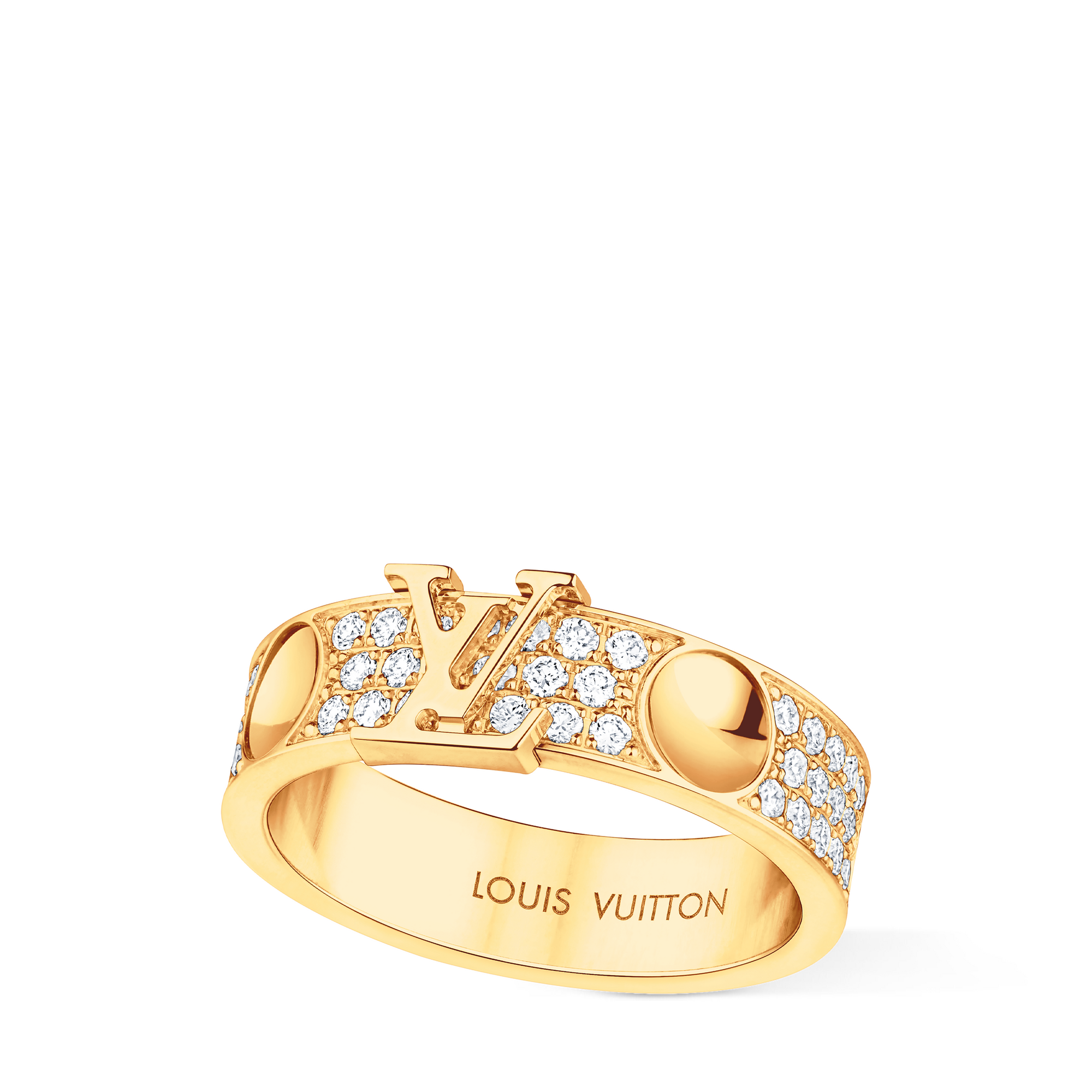  Categorias Todas as Joias Anel Empreinte em Ouro Amarelo e Diamantes | Louis Vuitton ® (Zoom no Produto)
