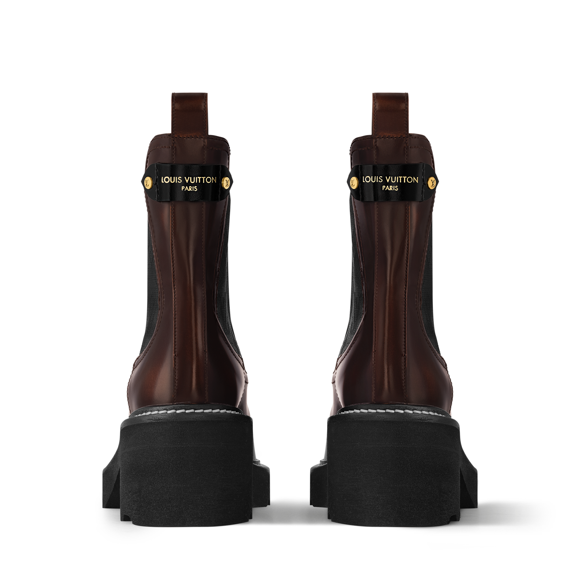  Sapatos Botas Ankle Boot LV Beaubourg | Louis Vuitton ® (Zoom no Produto)