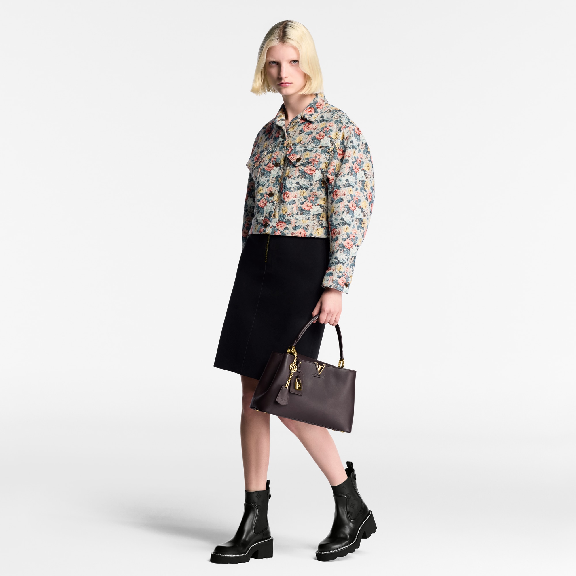  Sapatos Botas Ankle Boot LV Beaubourg | Louis Vuitton ® (Zoom no Produto)