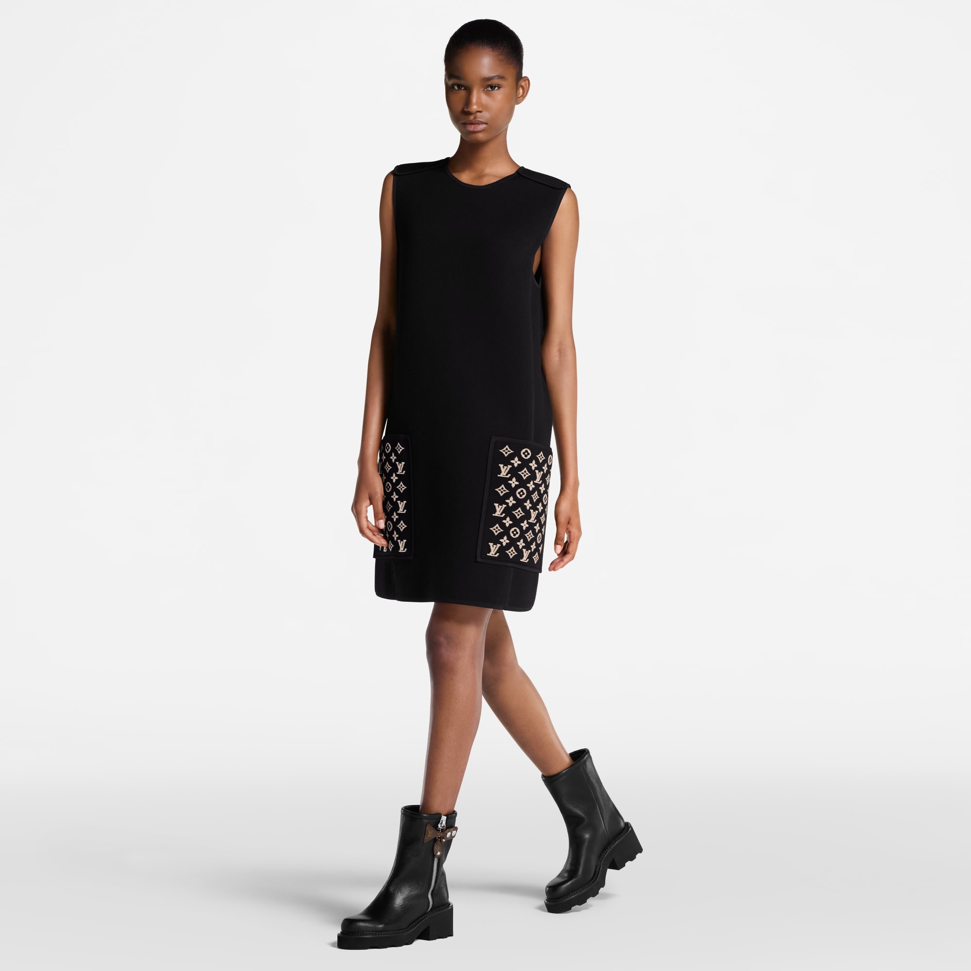  Sapatos Botas Ankle Boot LV Beaubourg | Louis Vuitton ® (Zoom no Produto)