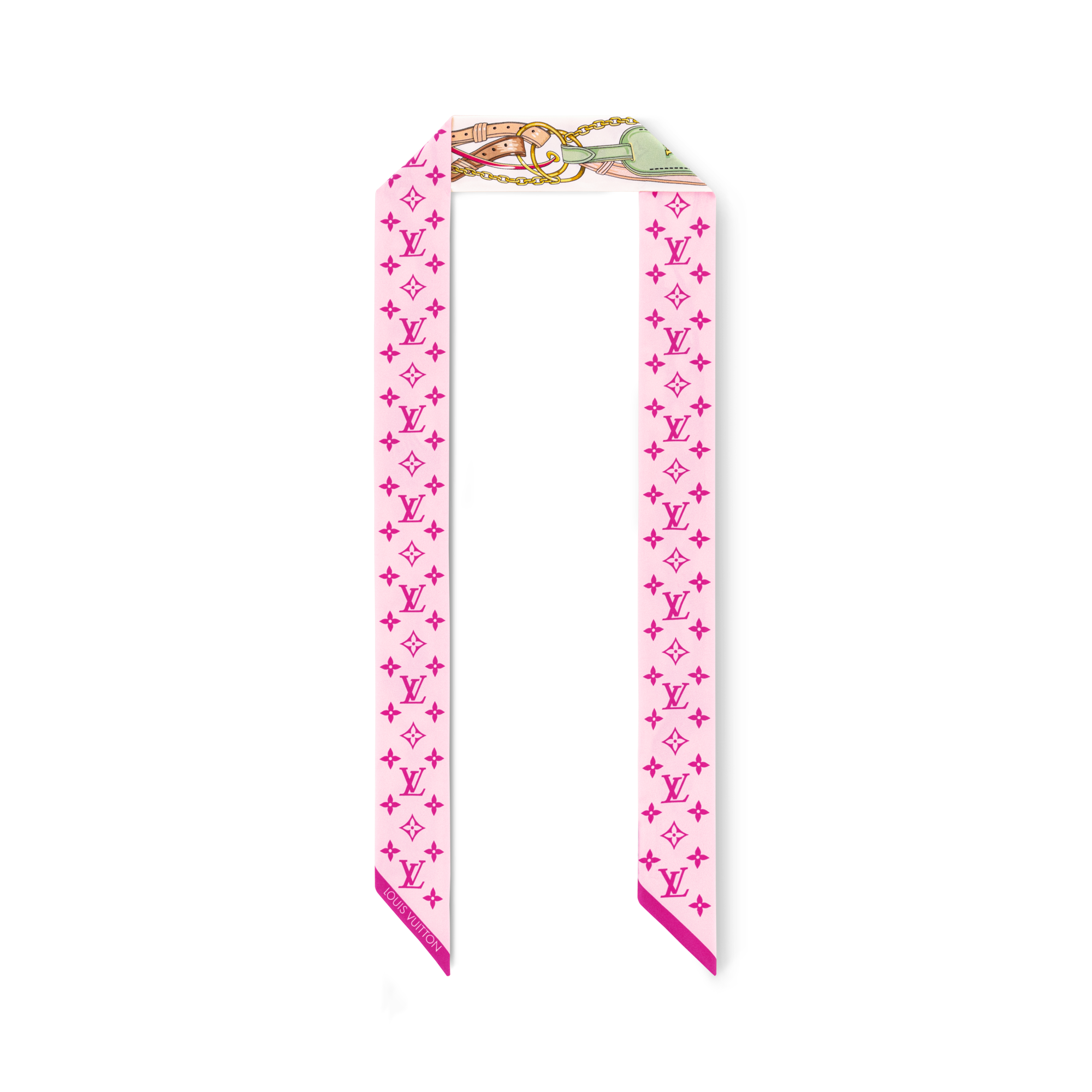 S00 Acessórios Lenços de Seda e Bandeaus Bandeau Flower And Straps BB | Louis Vuitton ® (Zoom no Produto)