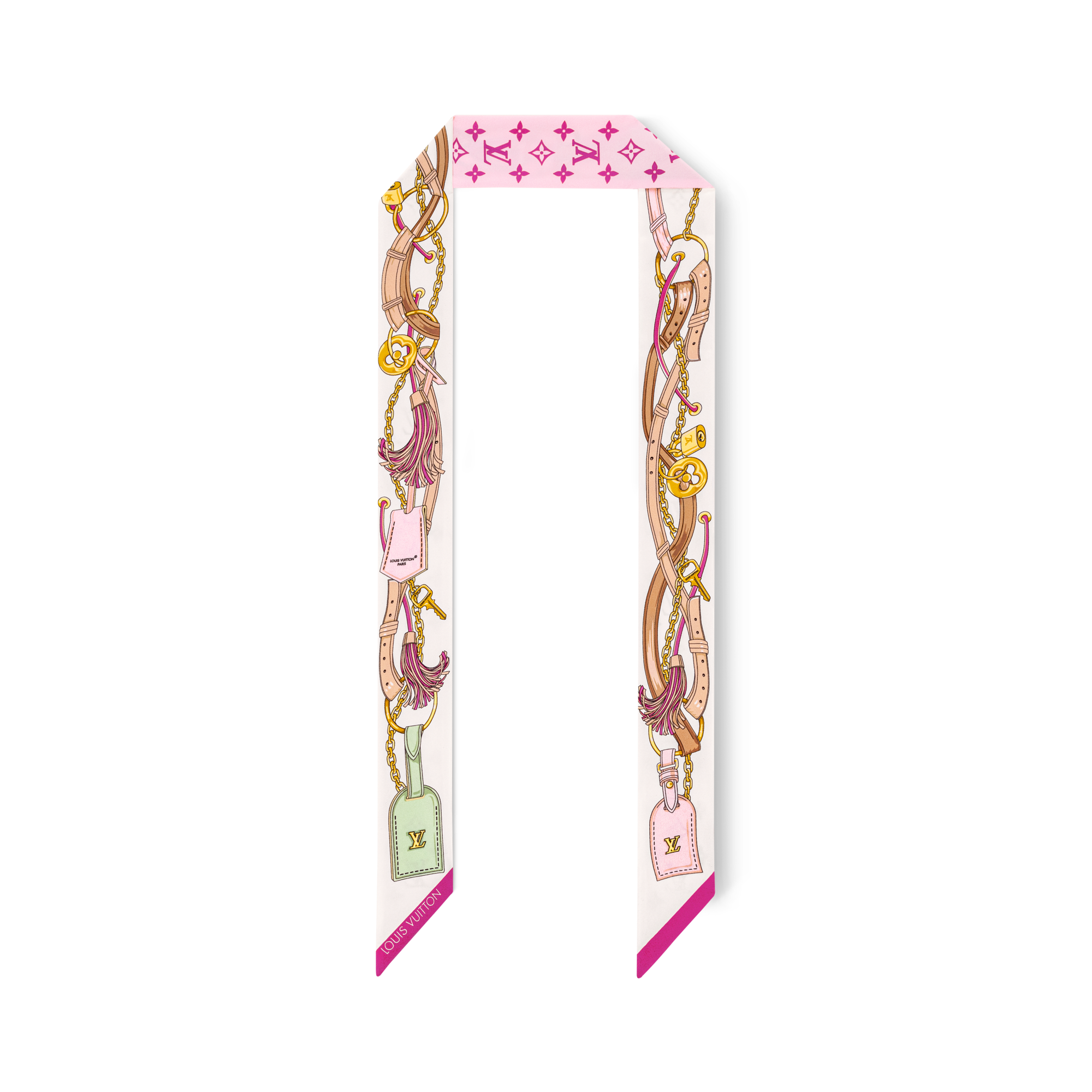 S00 Acessórios Lenços de Seda e Bandeaus Bandeau Flower And Straps BB | Louis Vuitton ® (Zoom no Produto)