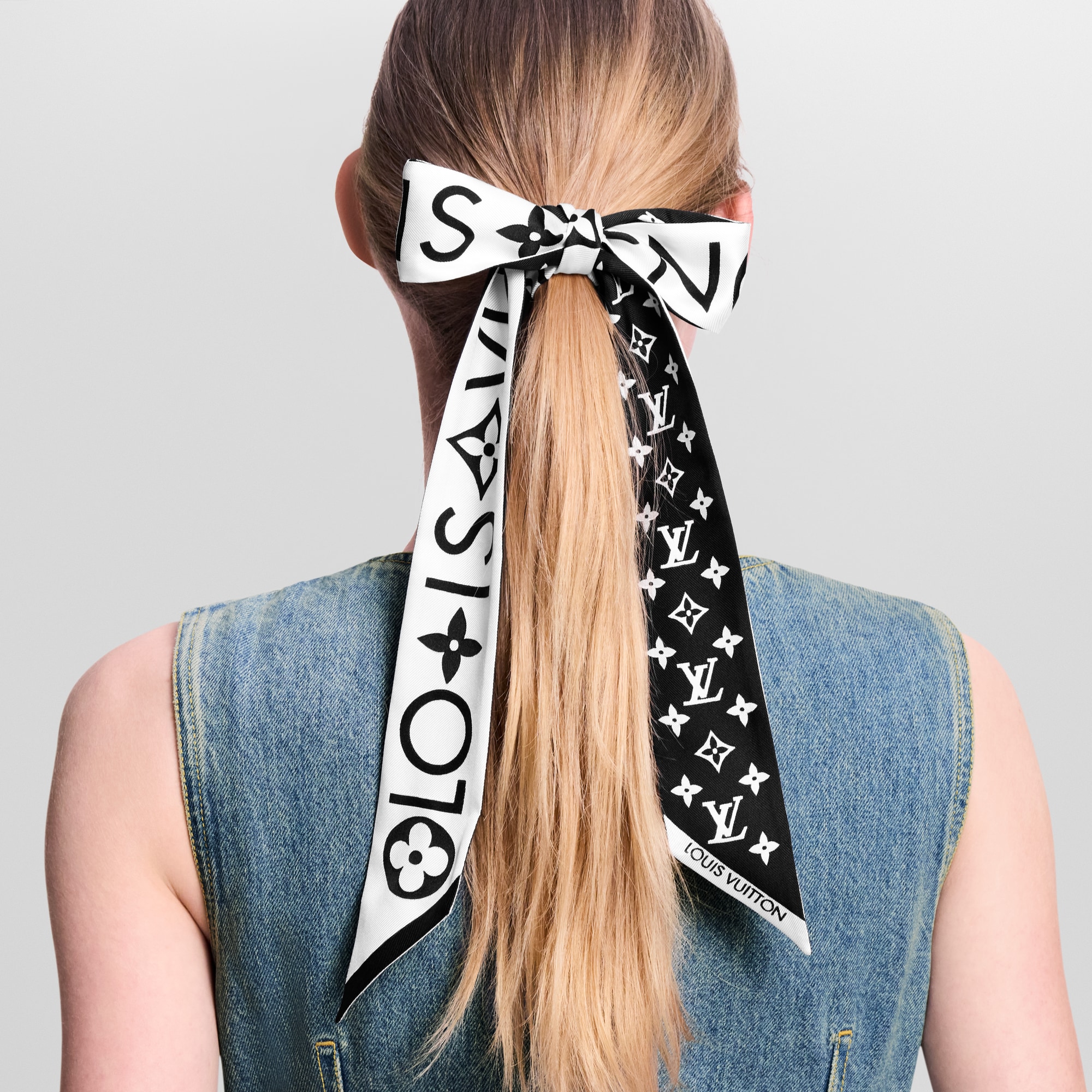 S00 Acessórios Lenços de Seda e Bandeaus Bandeau Monogram Infinity BB | Louis Vuitton ® (Zoom no Produto)