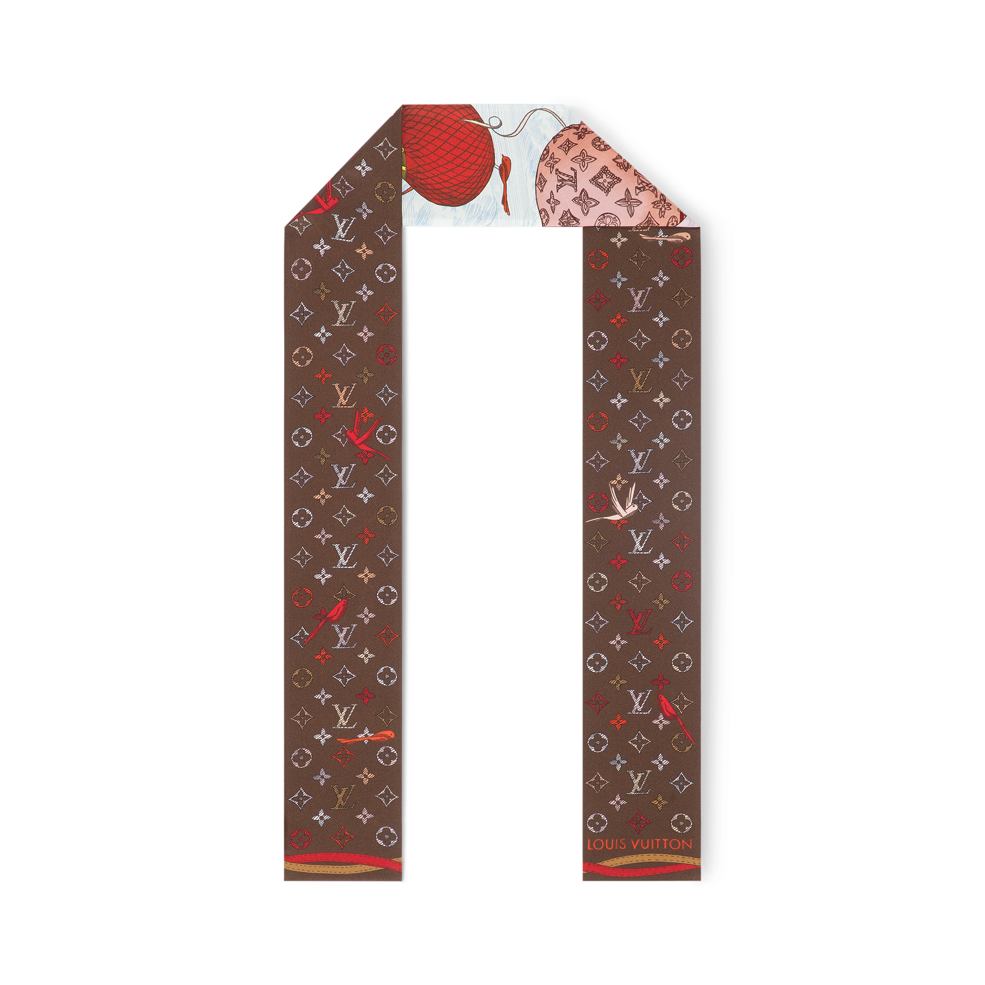 S00 Acessórios Lenços de Seda e Bandeaus Bandeau Up and Away | Louis Vuitton ® (Zoom no Produto)