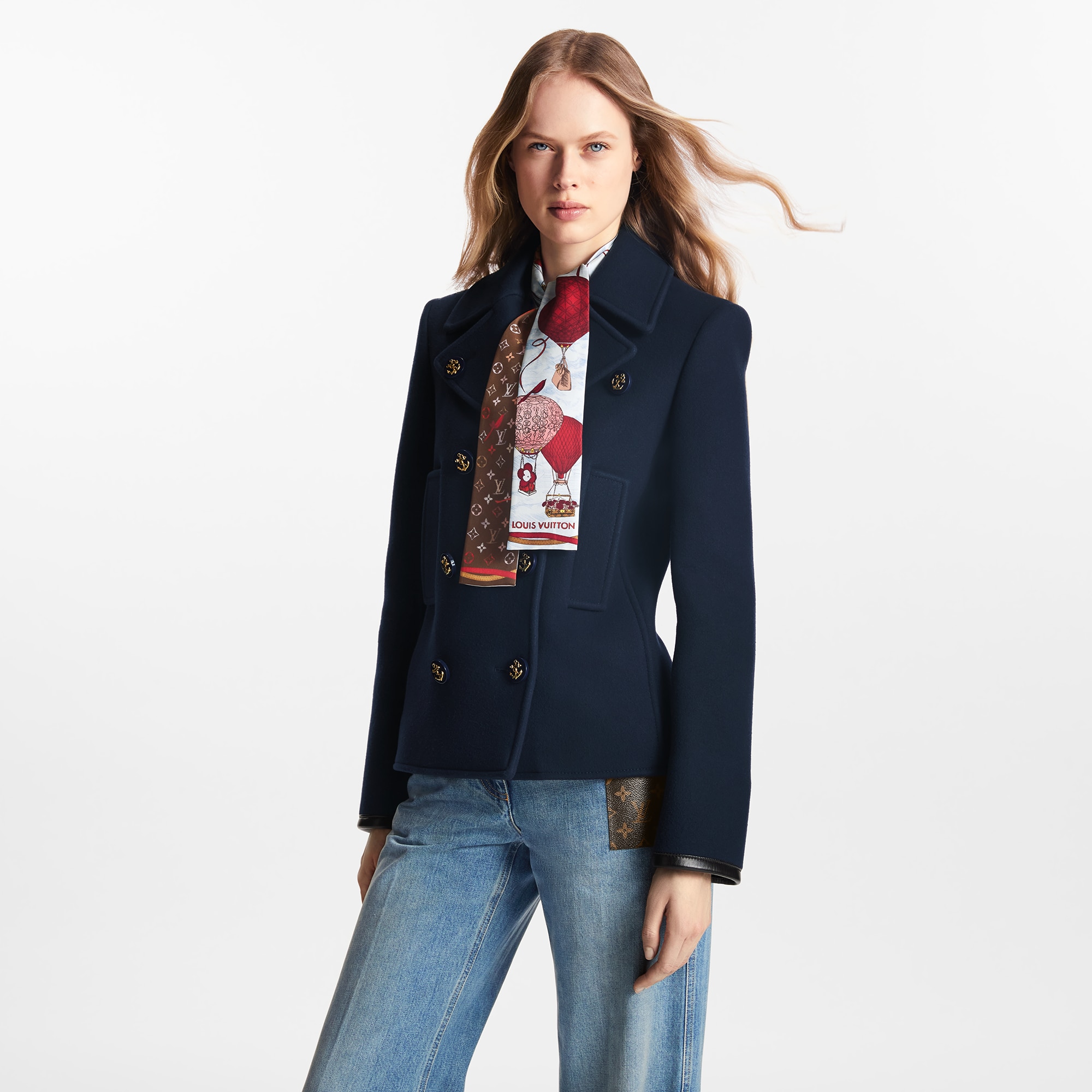 S00 Acessórios Lenços de Seda e Bandeaus Bandeau Up and Away | Louis Vuitton ® (Zoom no Produto)