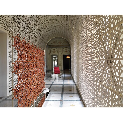 Destaques Campanha Art of Living Biombo Diamond Screen por Marcel Wanders & Gabriele Chiave | Louis Vuitton ® (Zoom no Produto)