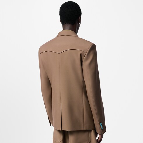 Discontinued Product Obs 12 Blazer de Lã | Louis Vuitton ® (Zoom no Produto)