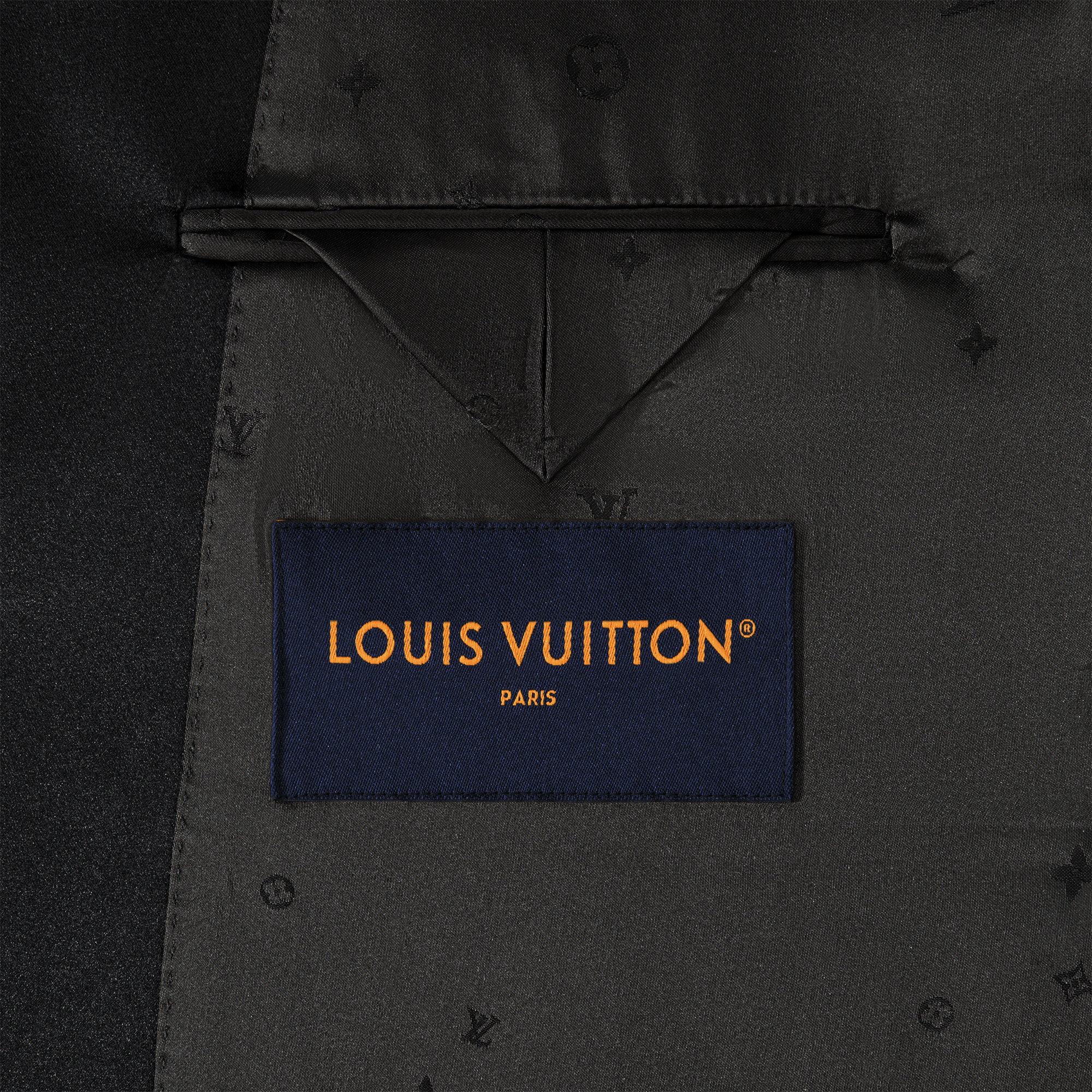  Discontinued Product Obs 9 Blazer de Smoking Trespassado em Lã | Louis Vuitton ® (Zoom no Produto)