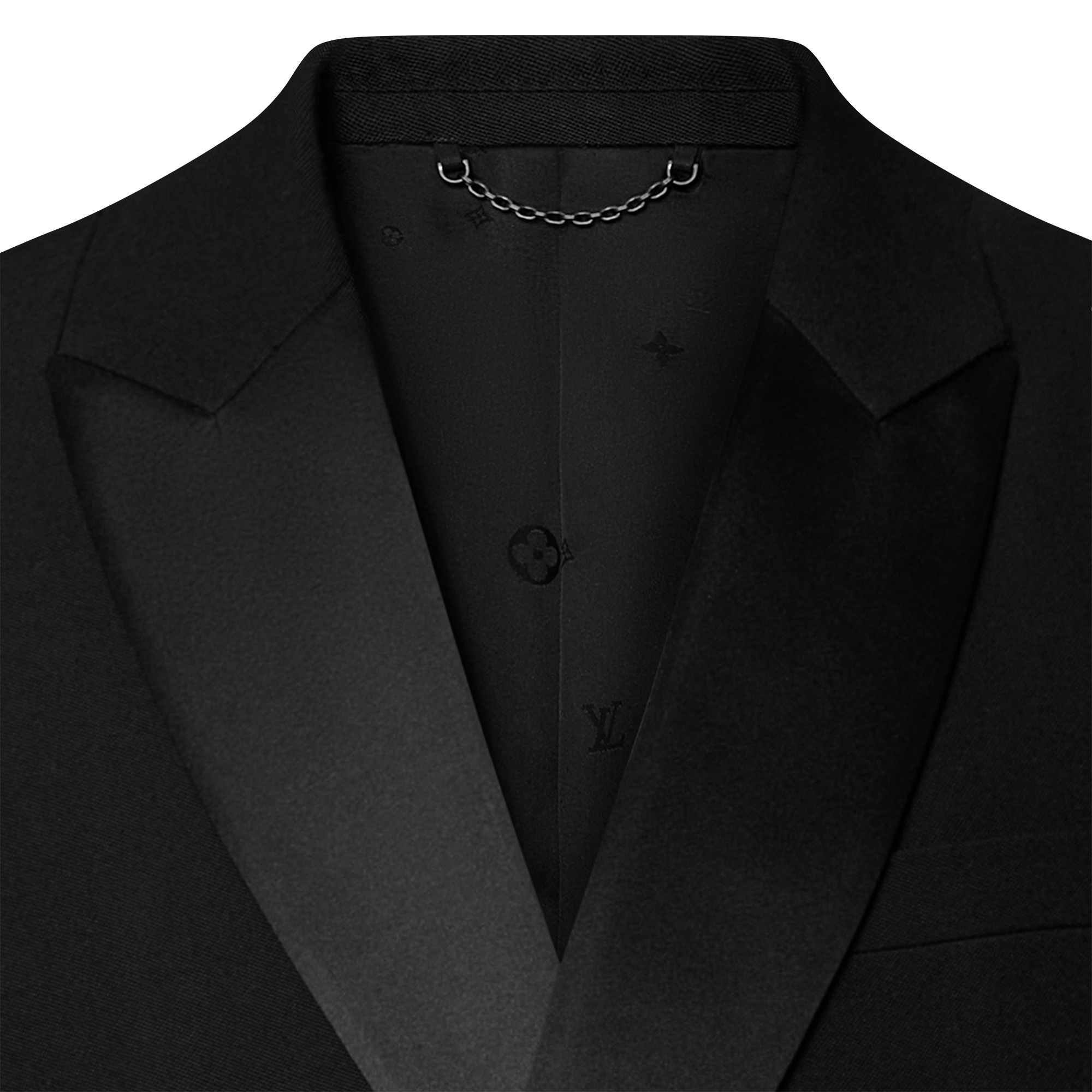  Discontinued Product Obs 9 Blazer de Smoking Trespassado em Lã | Louis Vuitton ® (Zoom no Produto)