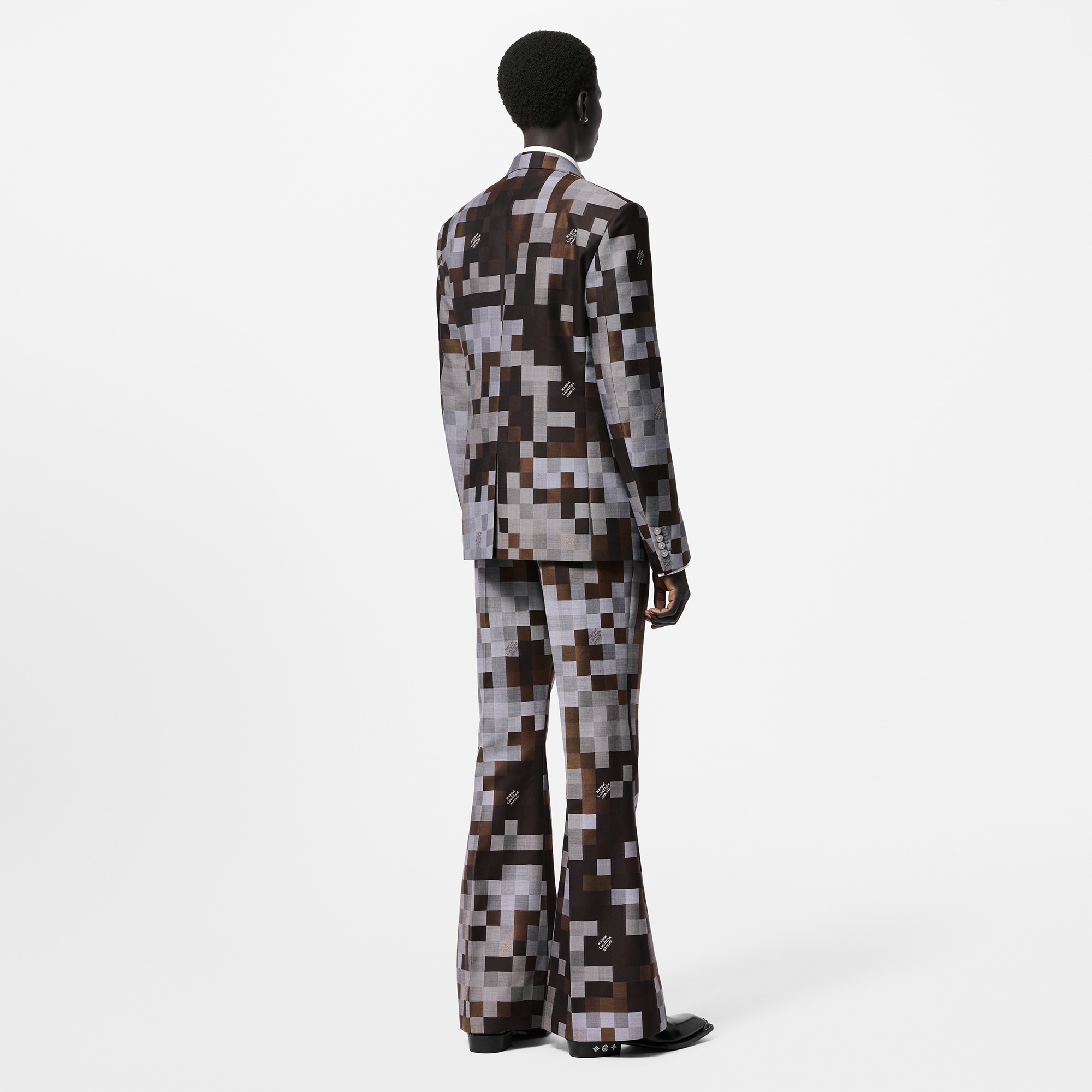  Discontinued Product Obs 12 Blazer em Mescla de Lã e Seda | Louis Vuitton ® (Zoom no Produto)