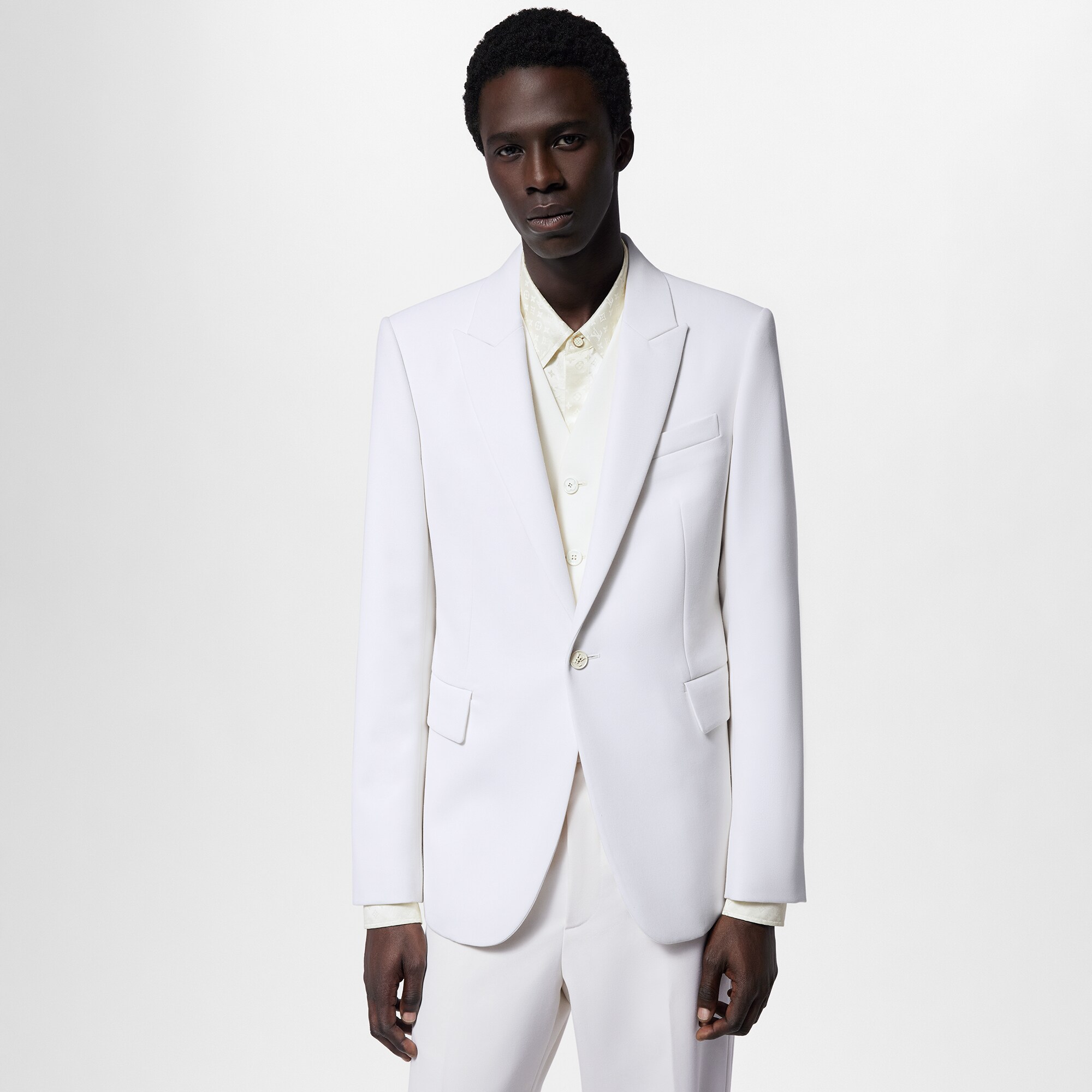  Discontinued Product Obs 12 Blazer Formal em Mescla de Lã | Louis Vuitton ® (Zoom no Produto)