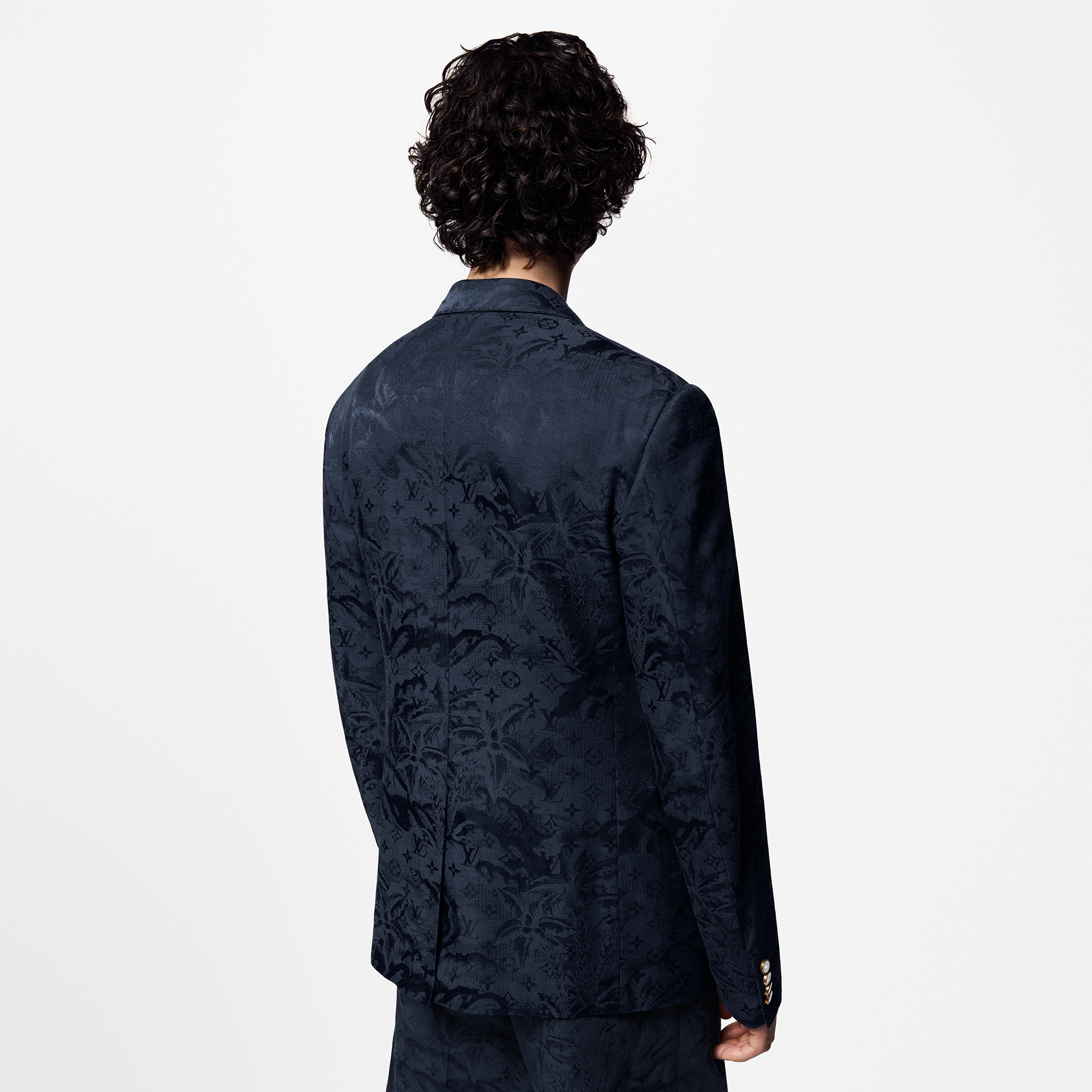  Discontinued Product Obs 12 Blazer Pont Neuf em Mescla de Algodão com Monogram | Louis Vuitton ® (Zoom no Produto)