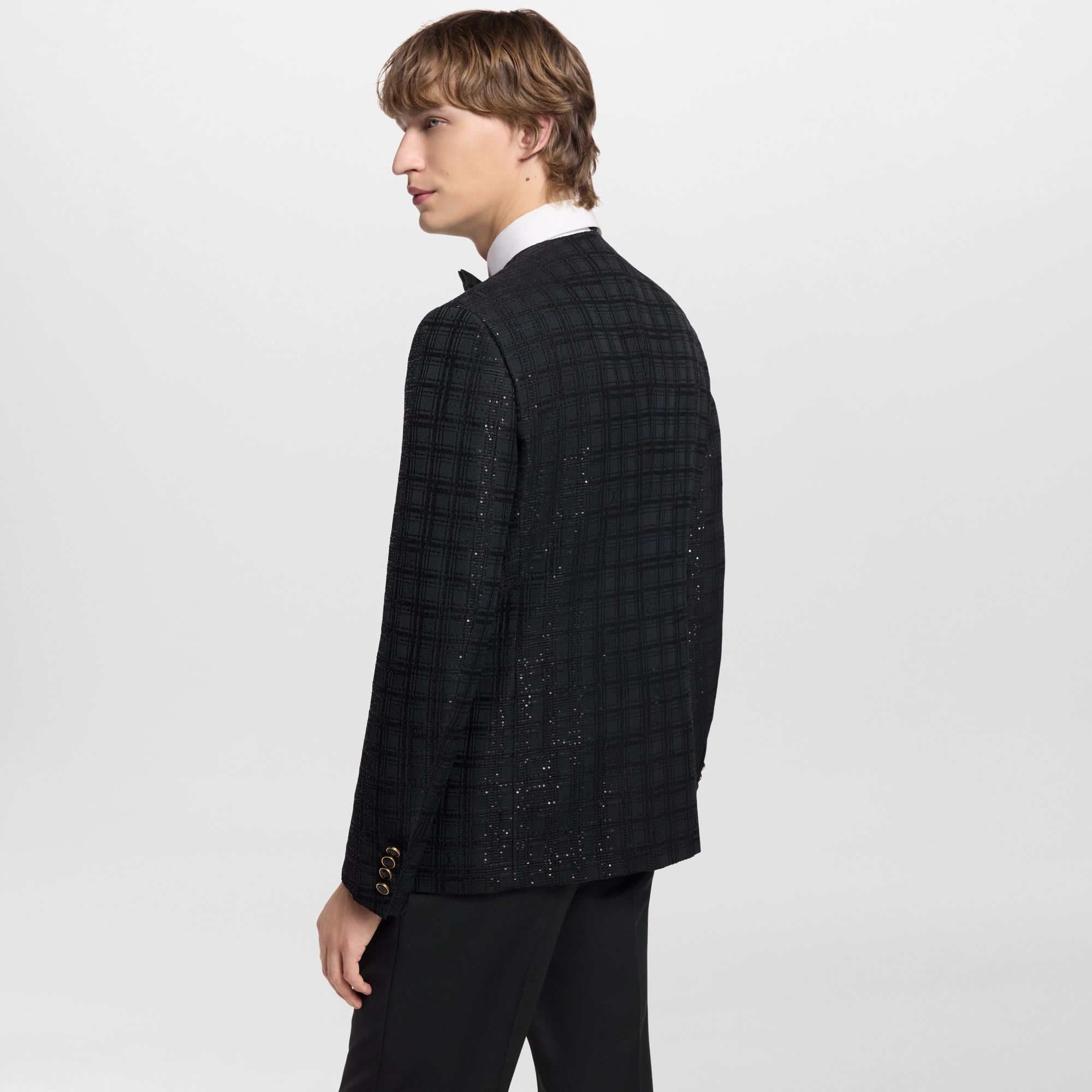  Ready-to-Wear Blazers e Jaquetas Blazer sem Gola Bordado em Paetês | Louis Vuitton ® (Zoom no Produto)