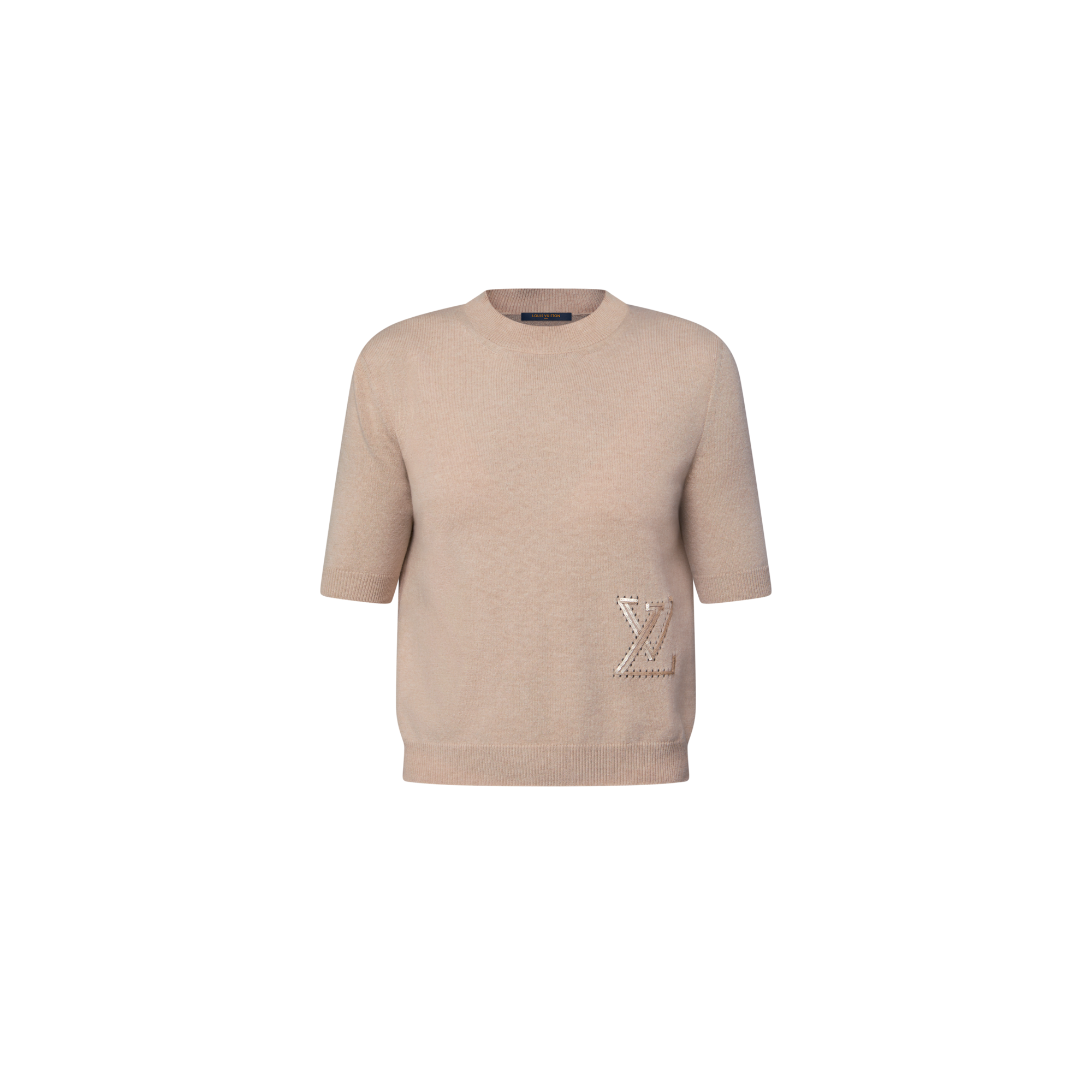  Ready-to-Wear Blusas Blusa de Malha com Assinatura em Paetês | Louis Vuitton ® (Zoom no Produto)