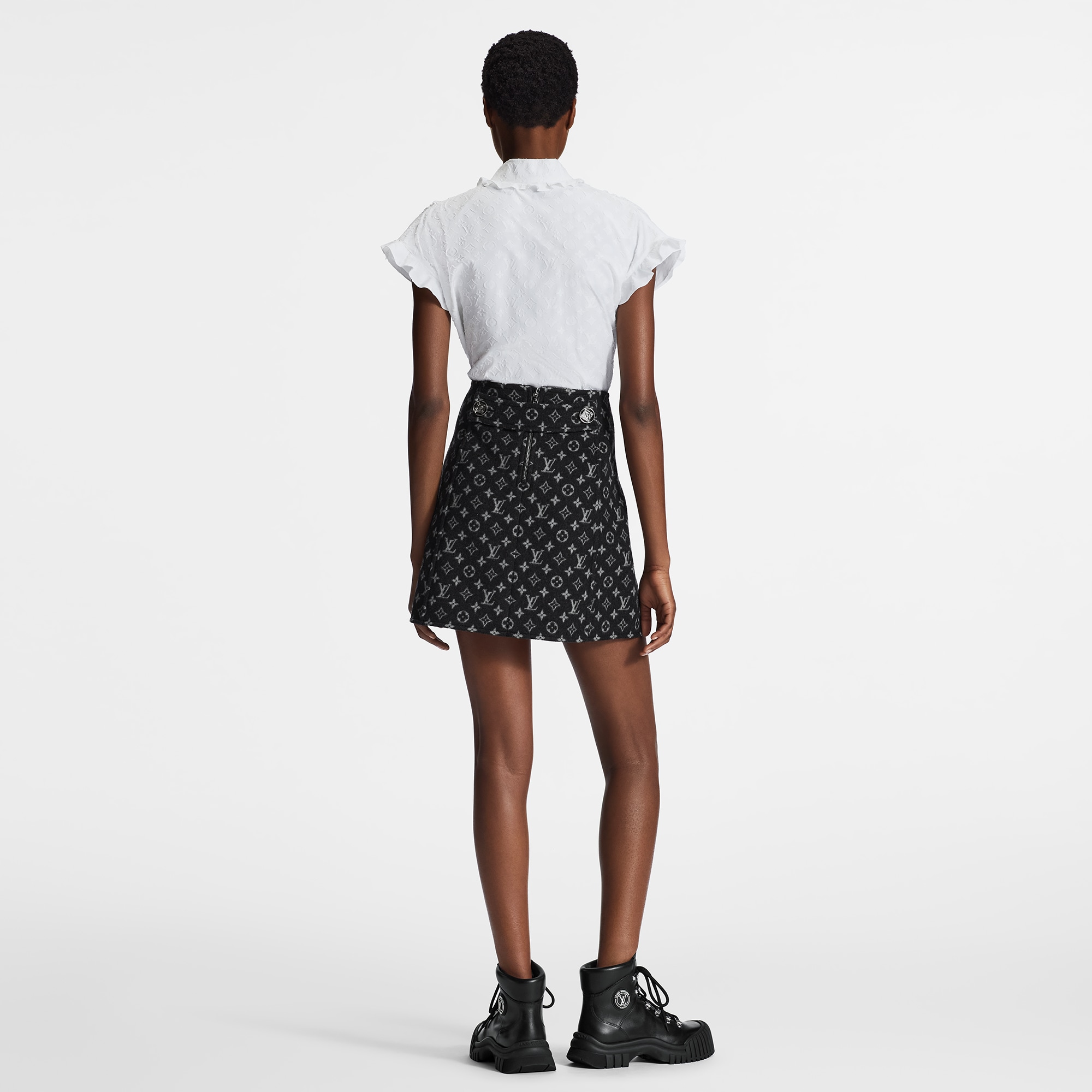  Ready-to-Wear Blusas Blusa Frill | Louis Vuitton ® (Zoom no Produto)