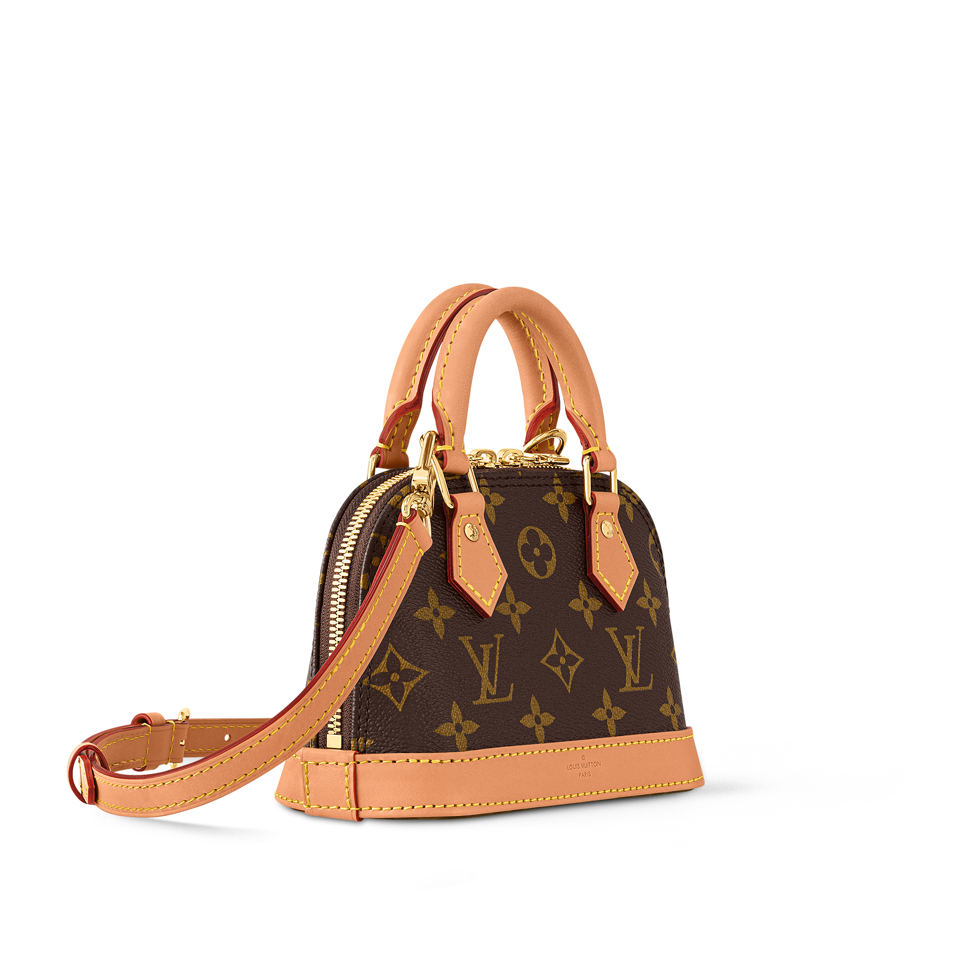 Monogram Carteiras Carteiras com Corrente & Micro Bolsas Bolsa Alma Nano | Louis Vuitton ® (Zoom no Produto)