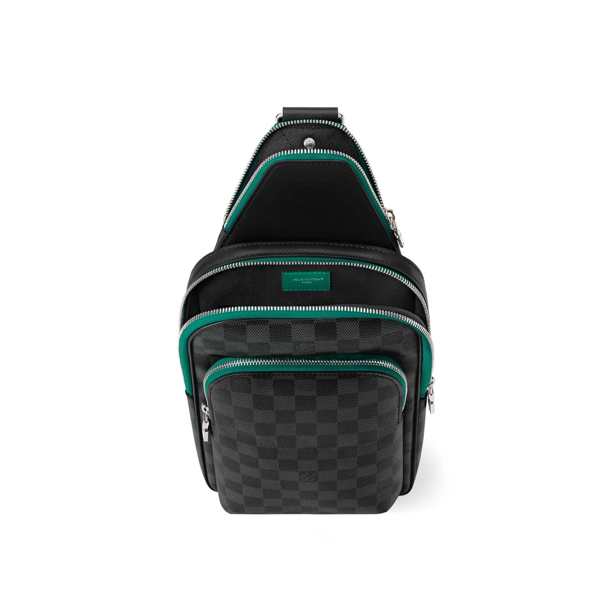Canvas Damier Graphite Bolsas Masculinas Lançamentos Bolsa Avenue Slingbag PM | Louis Vuitton ® (Zoom no Produto)