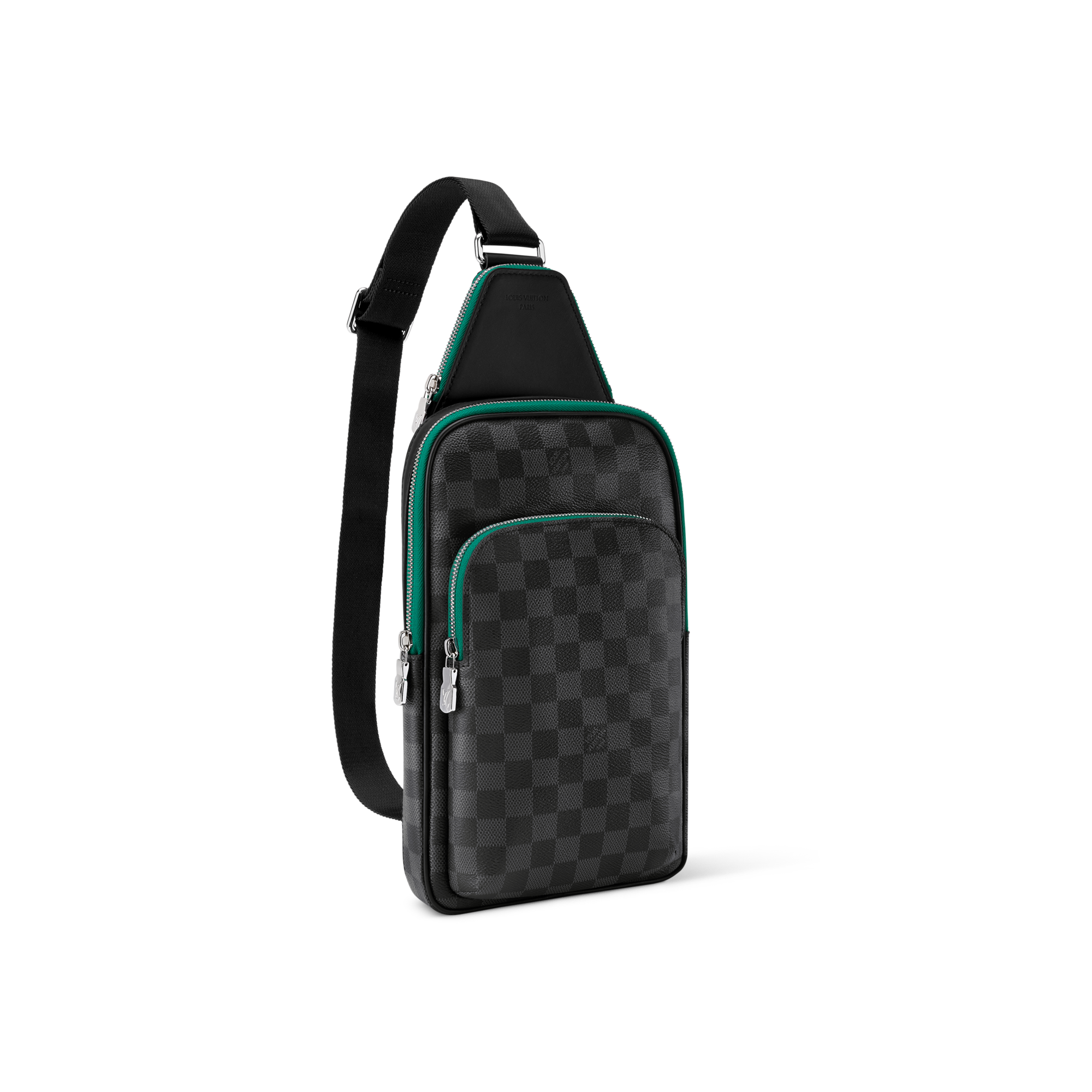 Canvas Damier Graphite Bolsas Masculinas Lançamentos Bolsa Avenue Slingbag PM | Louis Vuitton ® (Zoom no Produto)