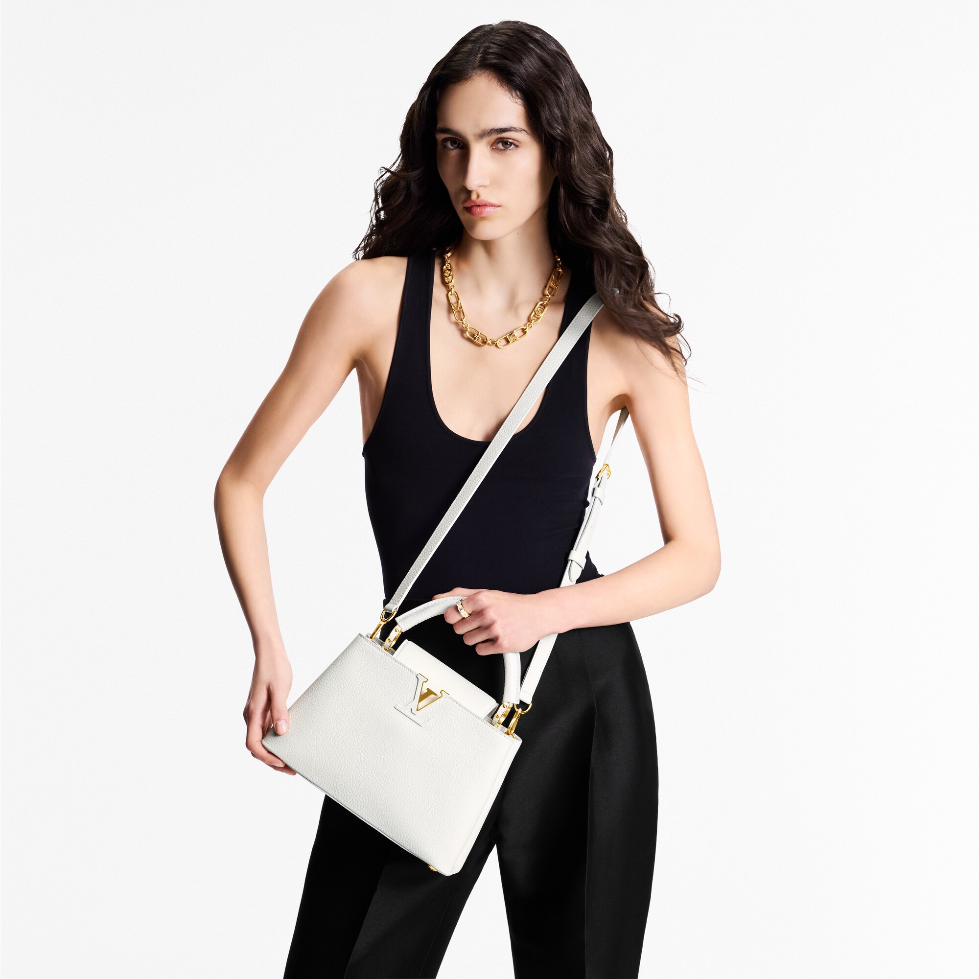 Taurillon Bolsas Capucines Bolsa Capucines BB | Louis Vuitton ® (Zoom no Produto)