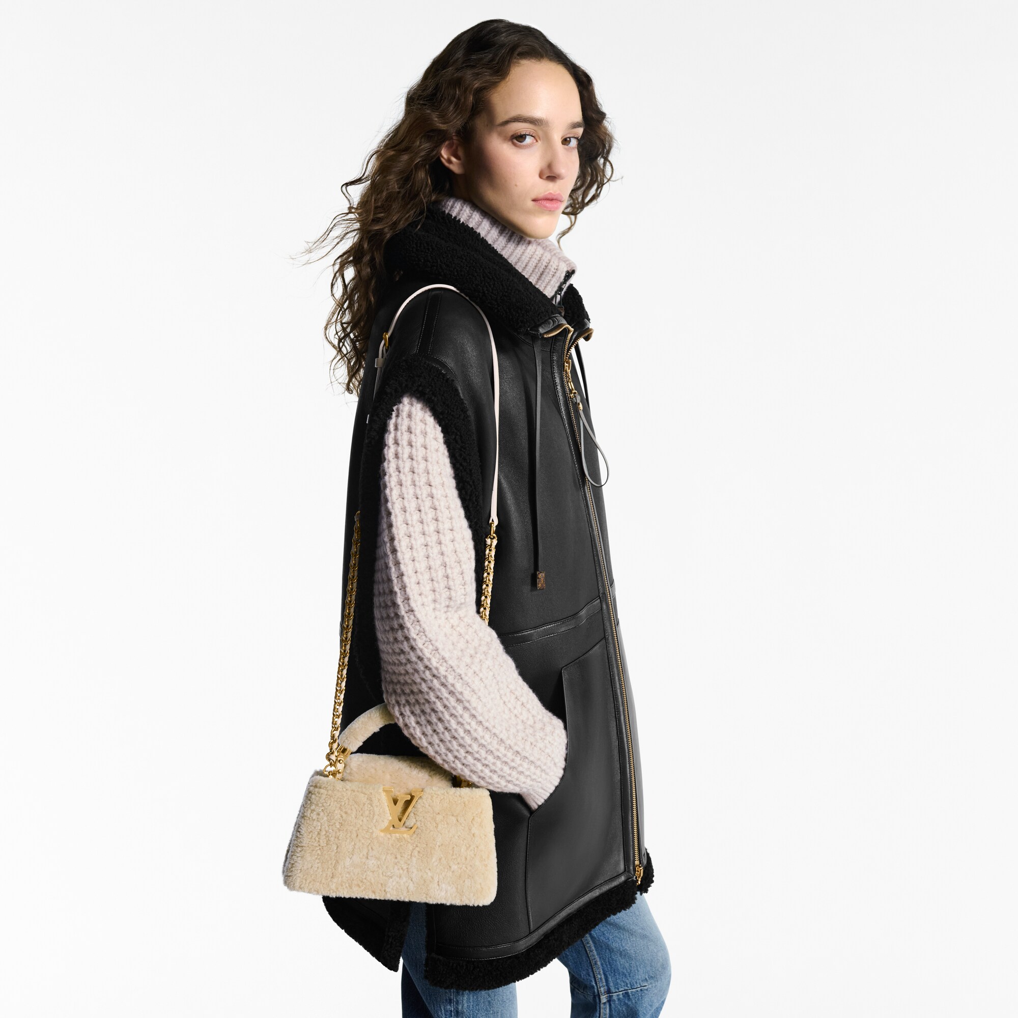 Capucines Bolsas Capucines Bolsa Capucines East-West Mini | Louis Vuitton ® (Zoom no Produto)