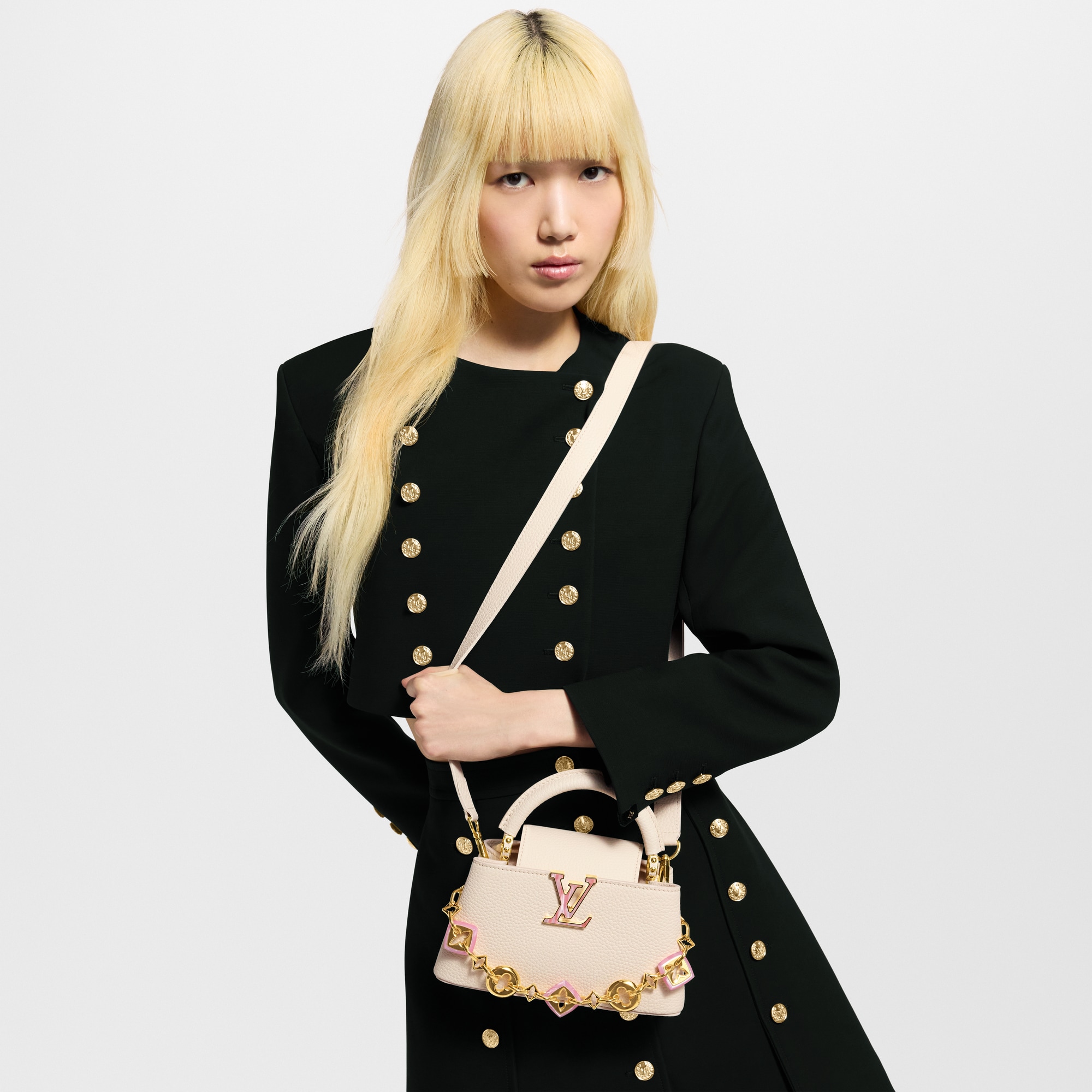 Capucines Bolsas Capucines Bolsa Capucines East-West Mini | Louis Vuitton ® (Zoom no Produto)