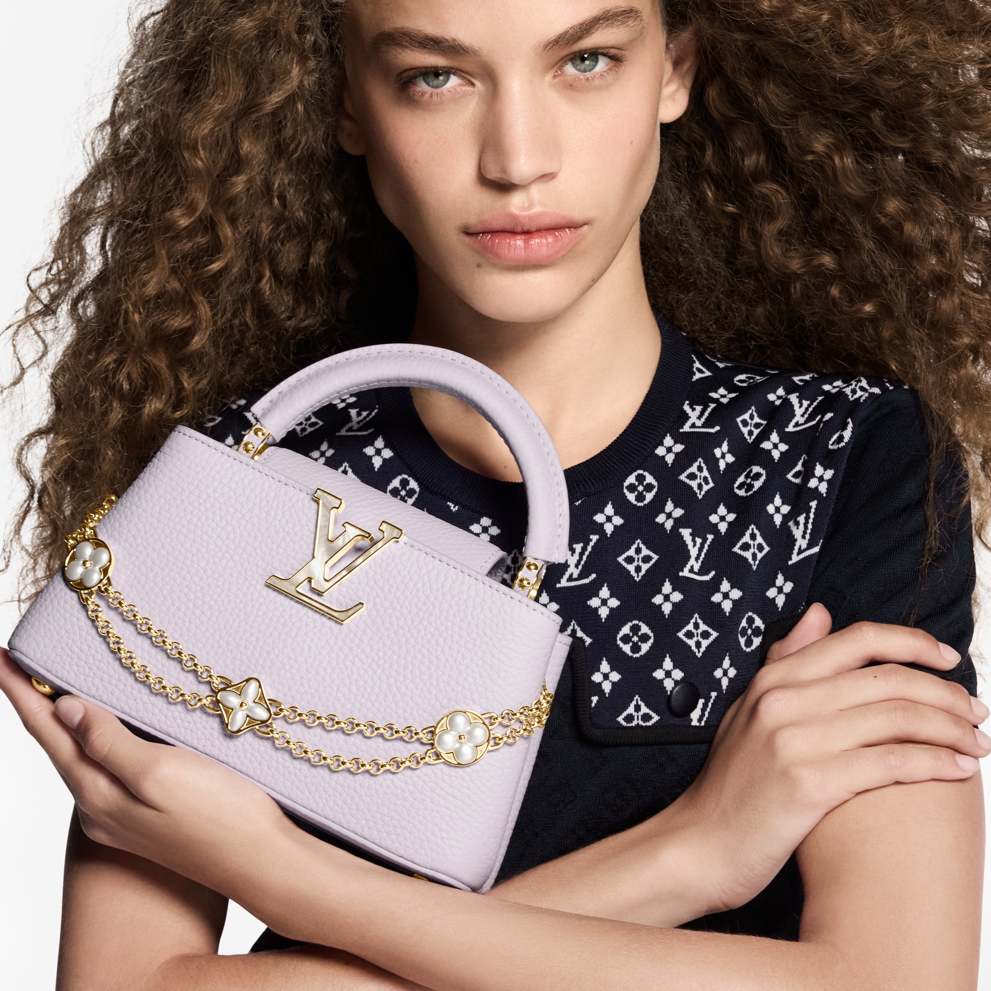 Capucines Bolsas Capucines Bolsa Capucines East-West Mini | Louis Vuitton ® (Zoom no Produto)