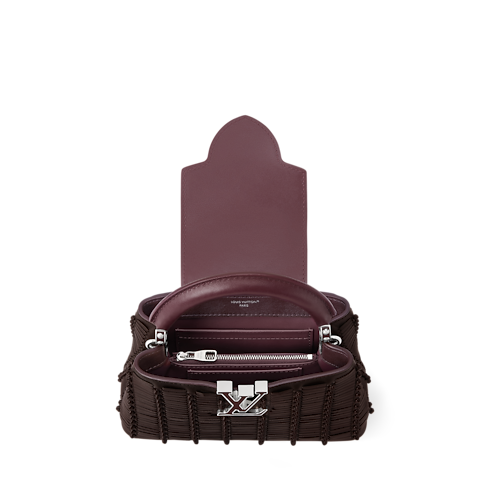 Bolsa Capucines East-West Mini – Vista Interna