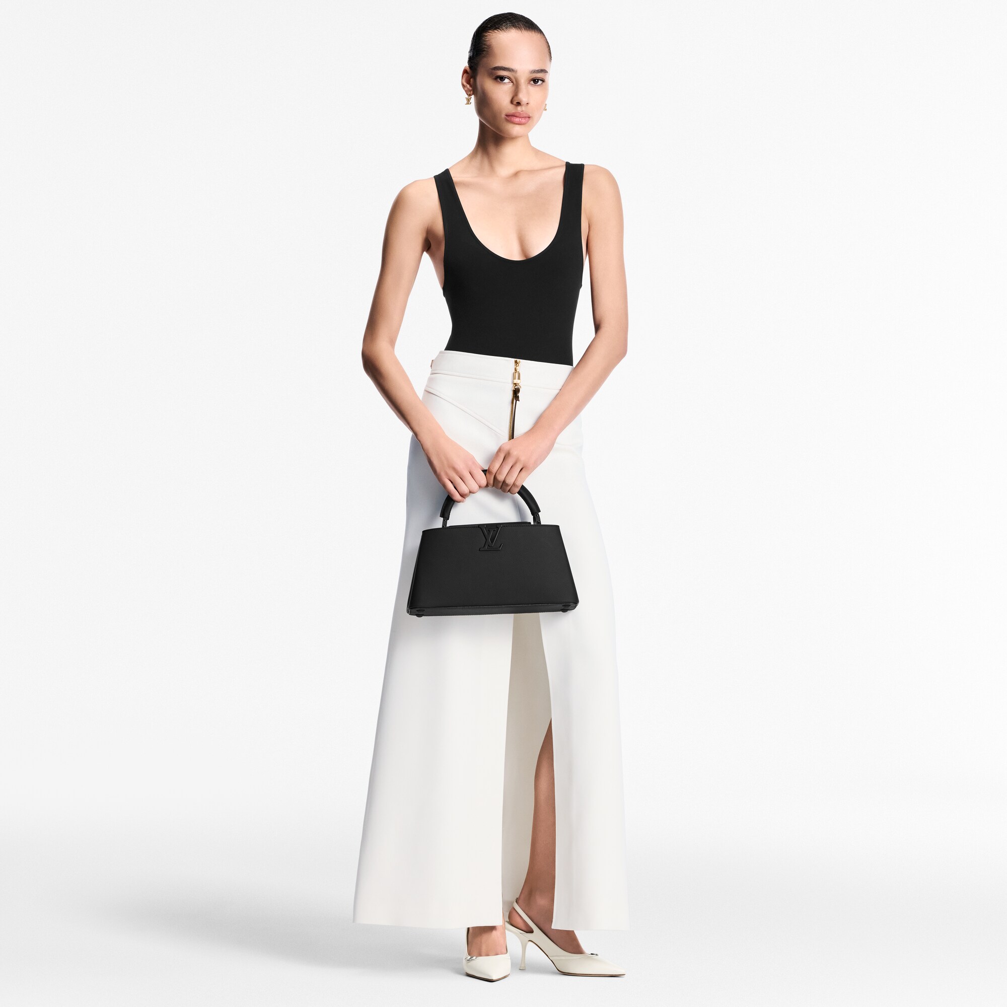 Capucines Bolsas Capucines Bolsa Capucines East-West MM | Louis Vuitton ® (Zoom no Produto)