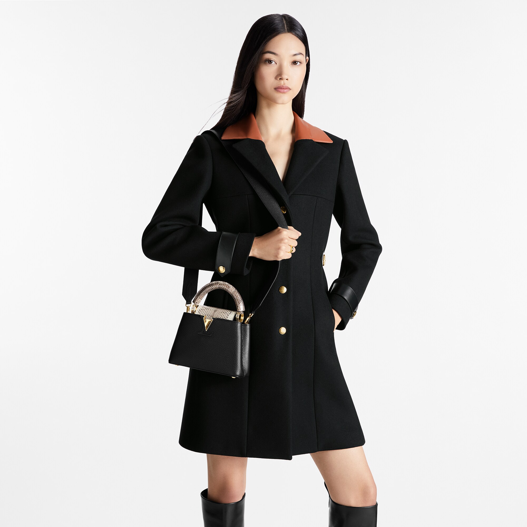 Capucines Discontinued Product Obs 14 Bolsa Capucines Mini | Louis Vuitton ® (Zoom no Produto)