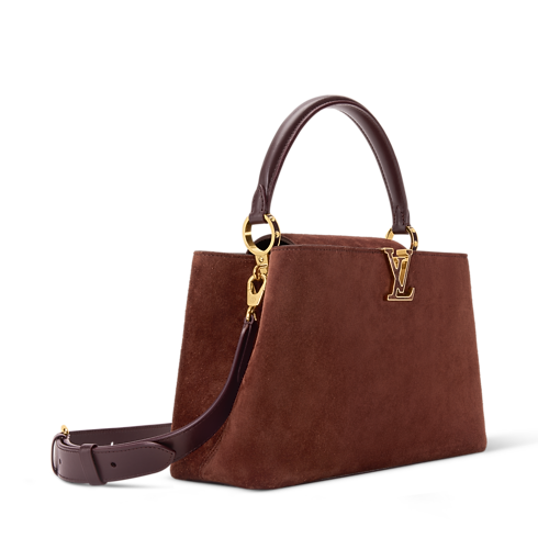 Bolsa Capucines MM Souple – Vista Lateral