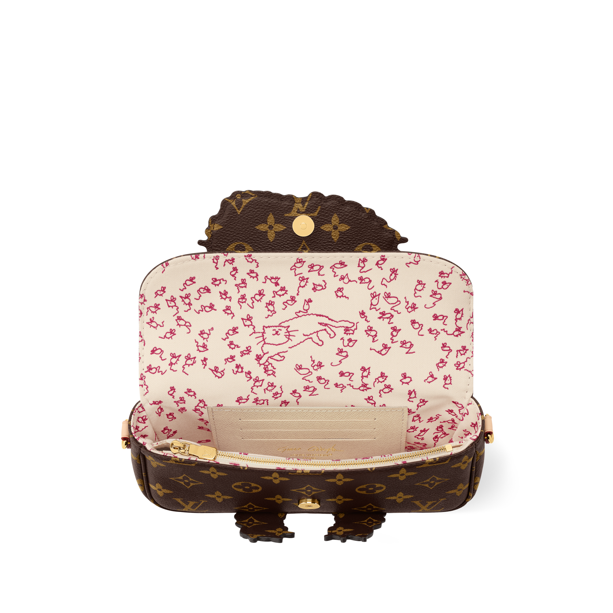 Monogram Carteiras Carteiras com Corrente & Micro Bolsas Bolsa-carteira Ivy | Louis Vuitton ® (Zoom no Produto)