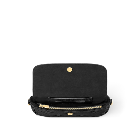Couro Monogram Empreinte Carteiras Carteiras com Corrente & Micro Bolsas Bolsa-carteira Ivy | Louis Vuitton ® (Zoom no Produto)
