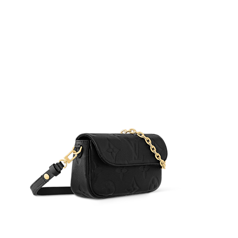 Couro Monogram Empreinte Carteiras Carteiras com Corrente & Micro Bolsas Bolsa-carteira Ivy | Louis Vuitton ® (Zoom no Produto)