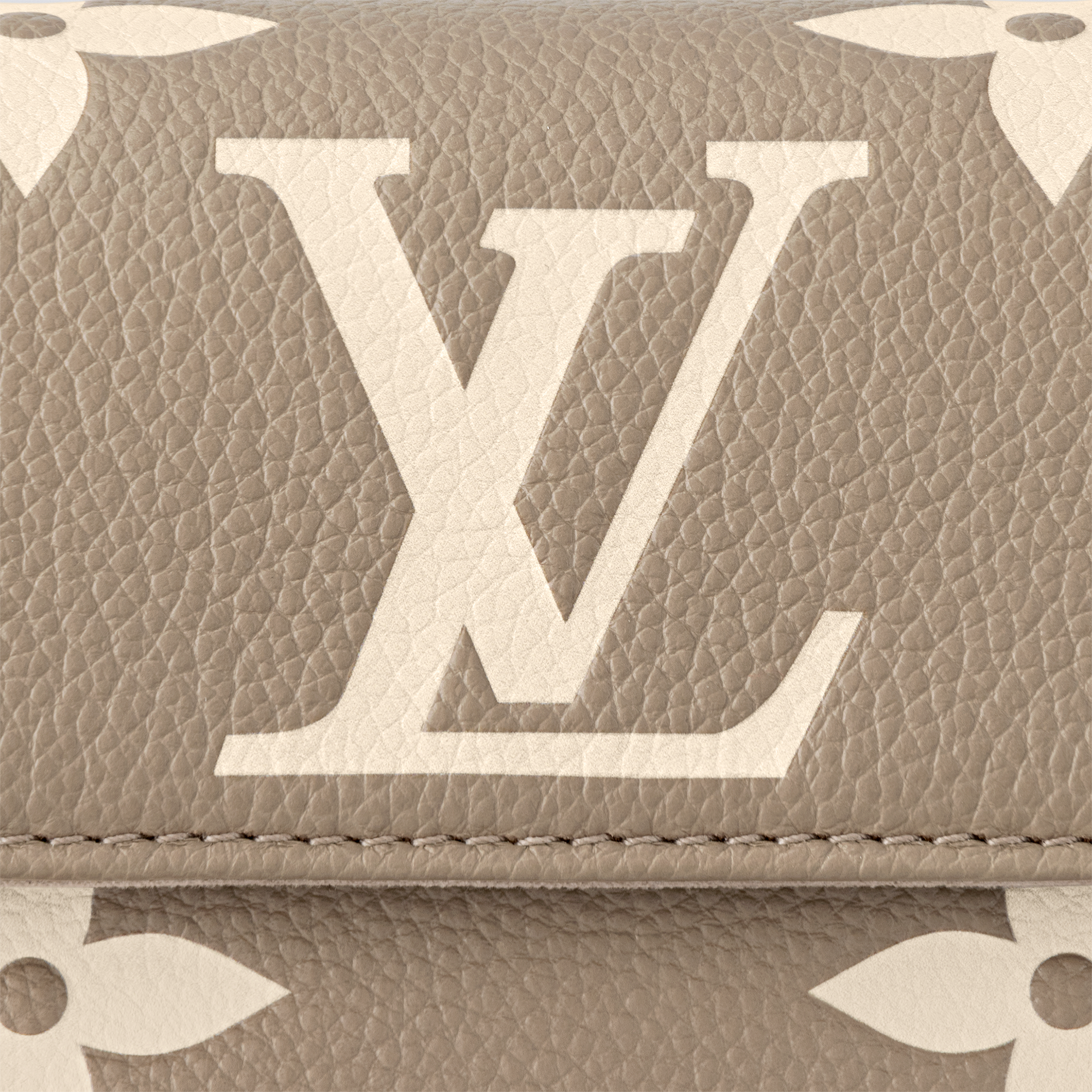 Couro Monogram Empreinte Bicolor Carteiras Carteiras com Corrente & Micro Bolsas Bolsa-carteira Ivy | Louis Vuitton ® (Zoom no Produto)