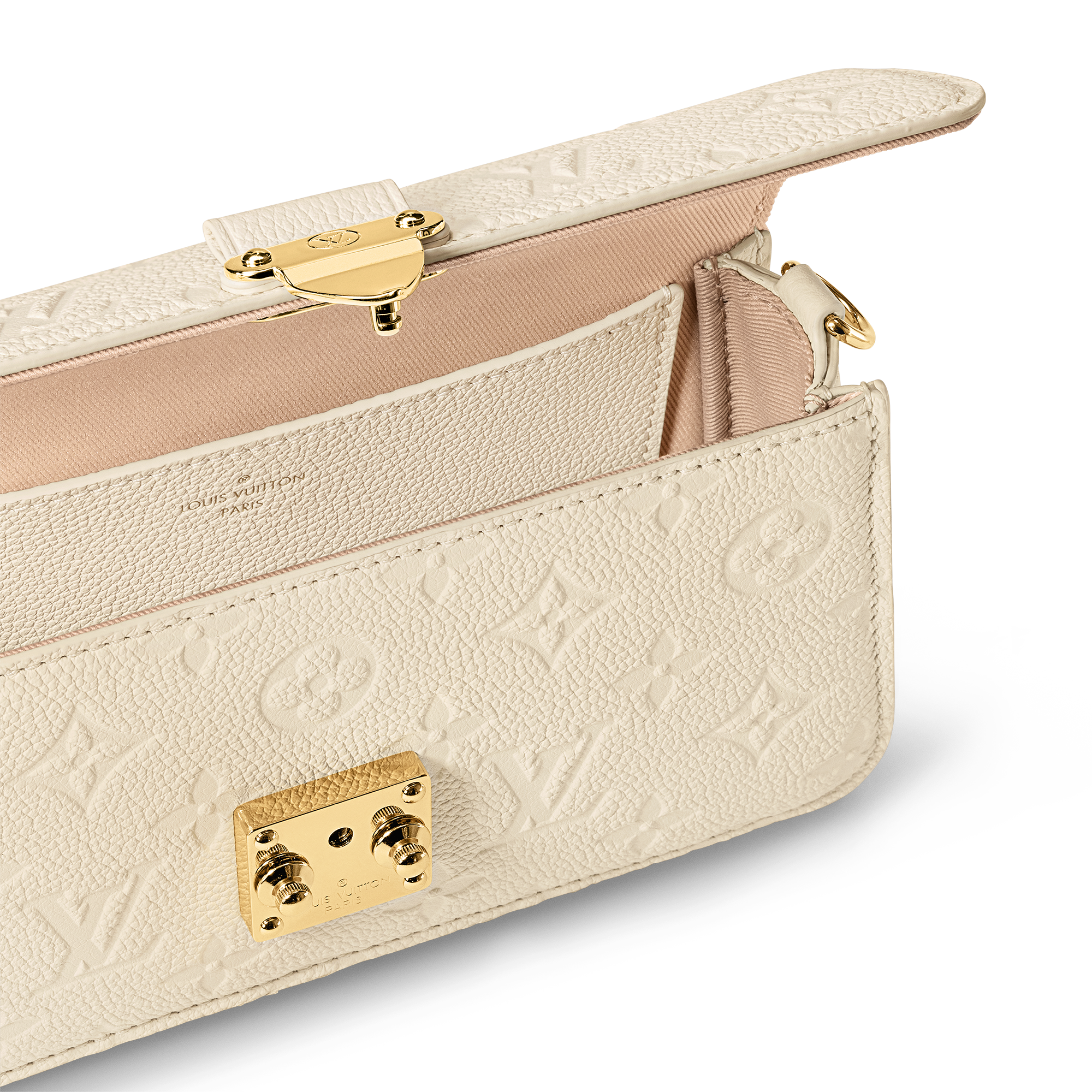 Couro Monogram Empreinte Carteiras Carteiras com Corrente & Micro Bolsas Bolsa-carteira Métis | Louis Vuitton ® (Zoom no Produto)