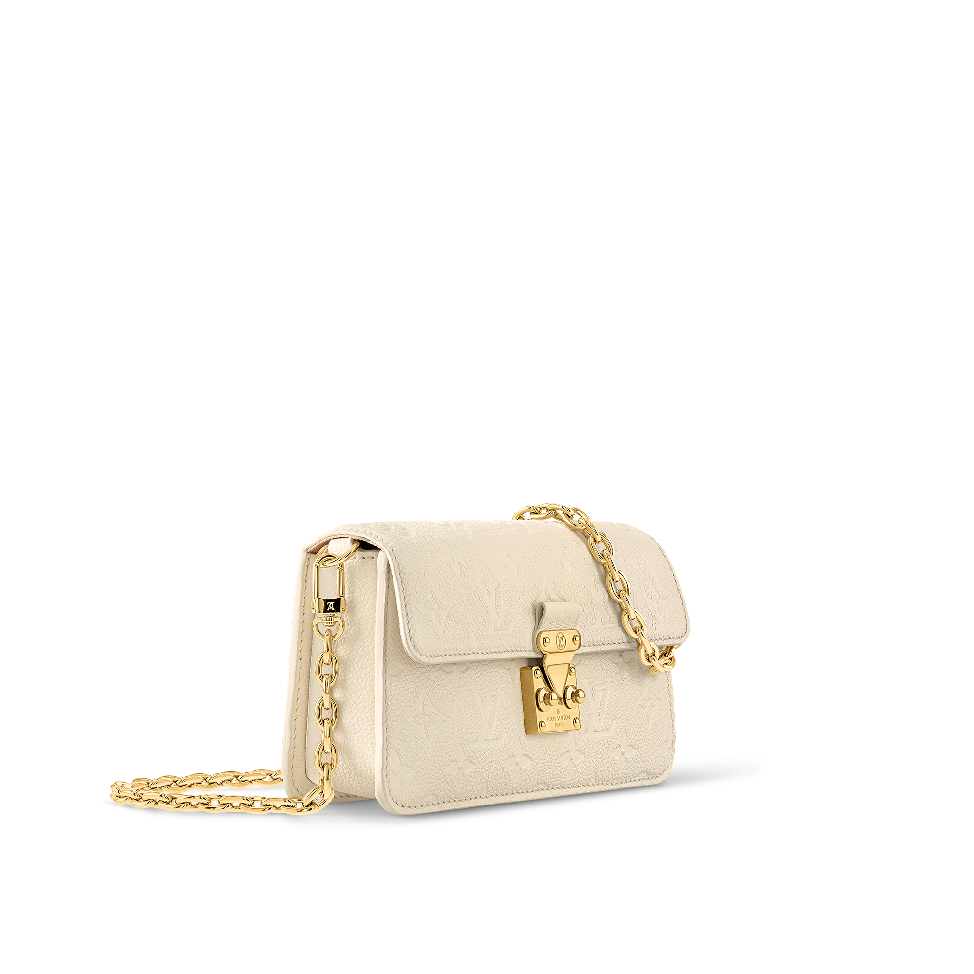 Couro Monogram Empreinte Carteiras Carteiras com Corrente & Micro Bolsas Bolsa-carteira Métis | Louis Vuitton ® (Zoom no Produto)