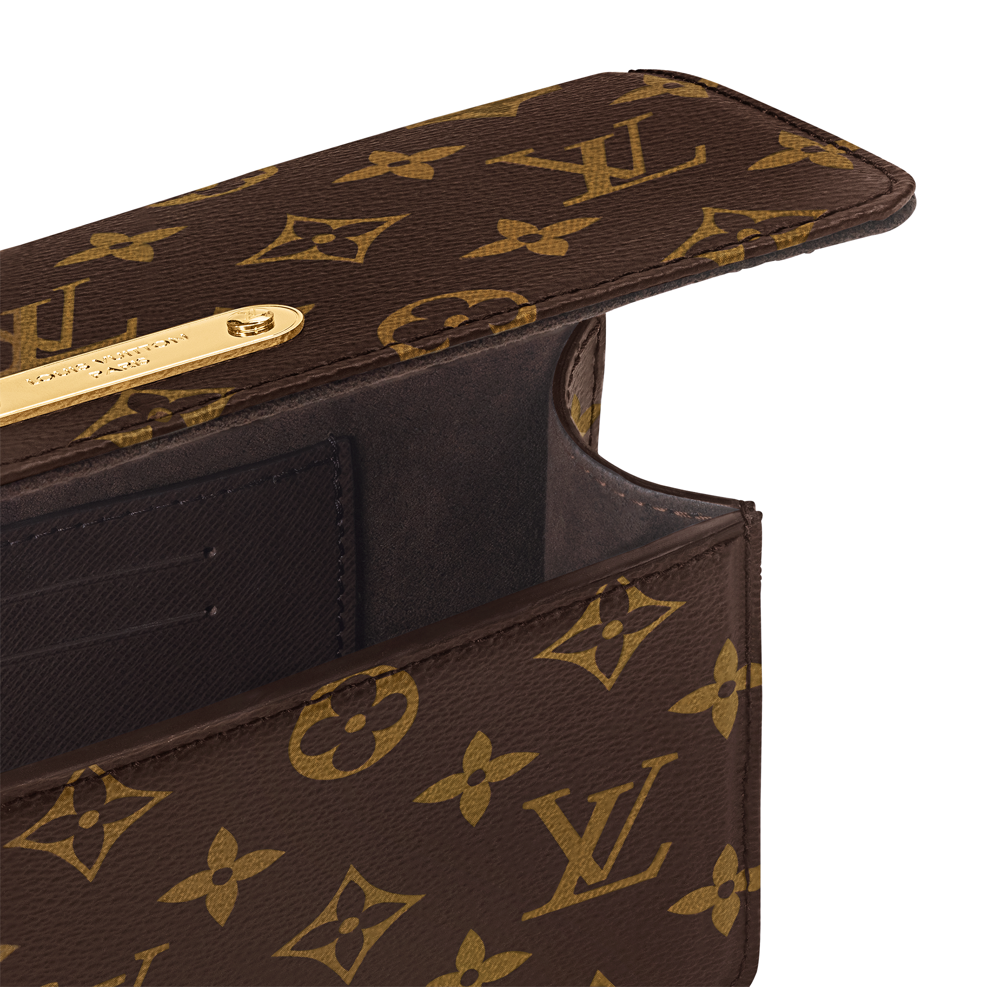 Monogram Carteiras Carteiras com Corrente & Micro Bolsas Bolsa-carteira Wallet On Chain Lily | Louis Vuitton ® (Zoom no Produto)