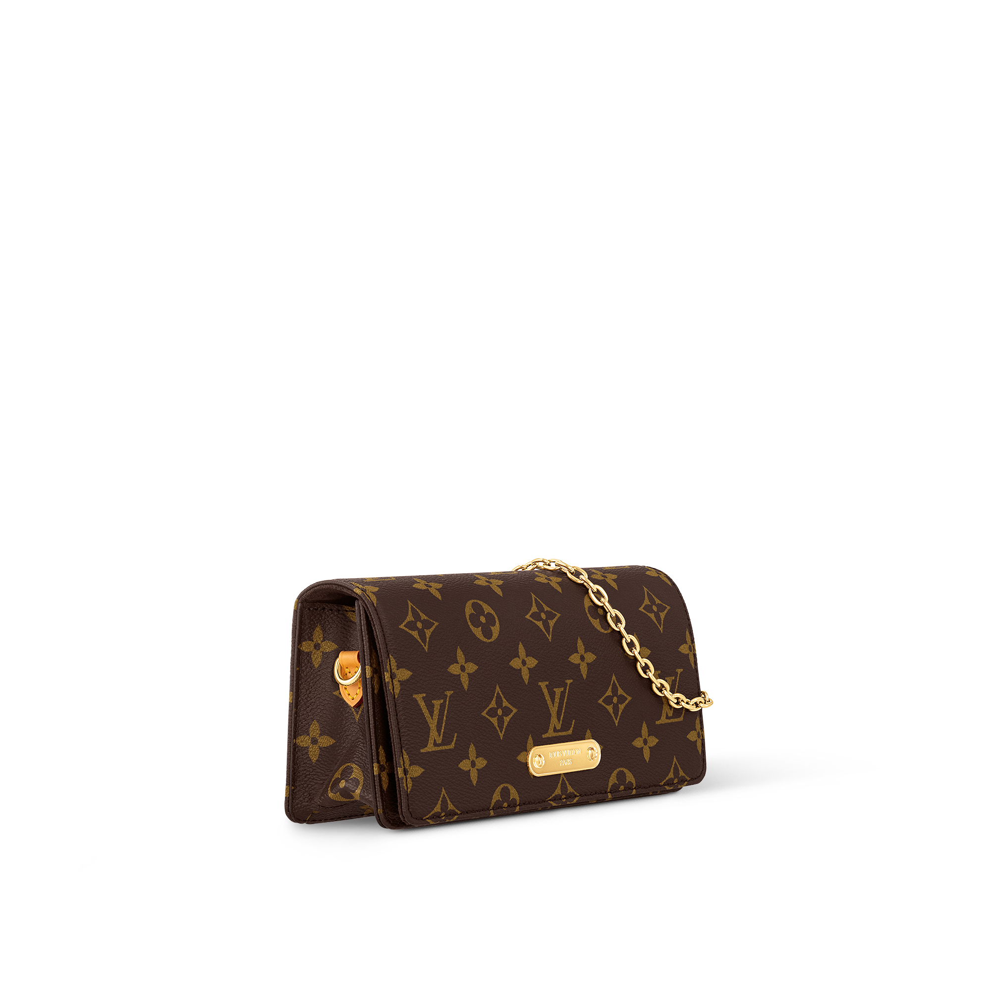 Monogram Carteiras Carteiras com Corrente & Micro Bolsas Bolsa-carteira Wallet On Chain Lily | Louis Vuitton ® (Zoom no Produto)