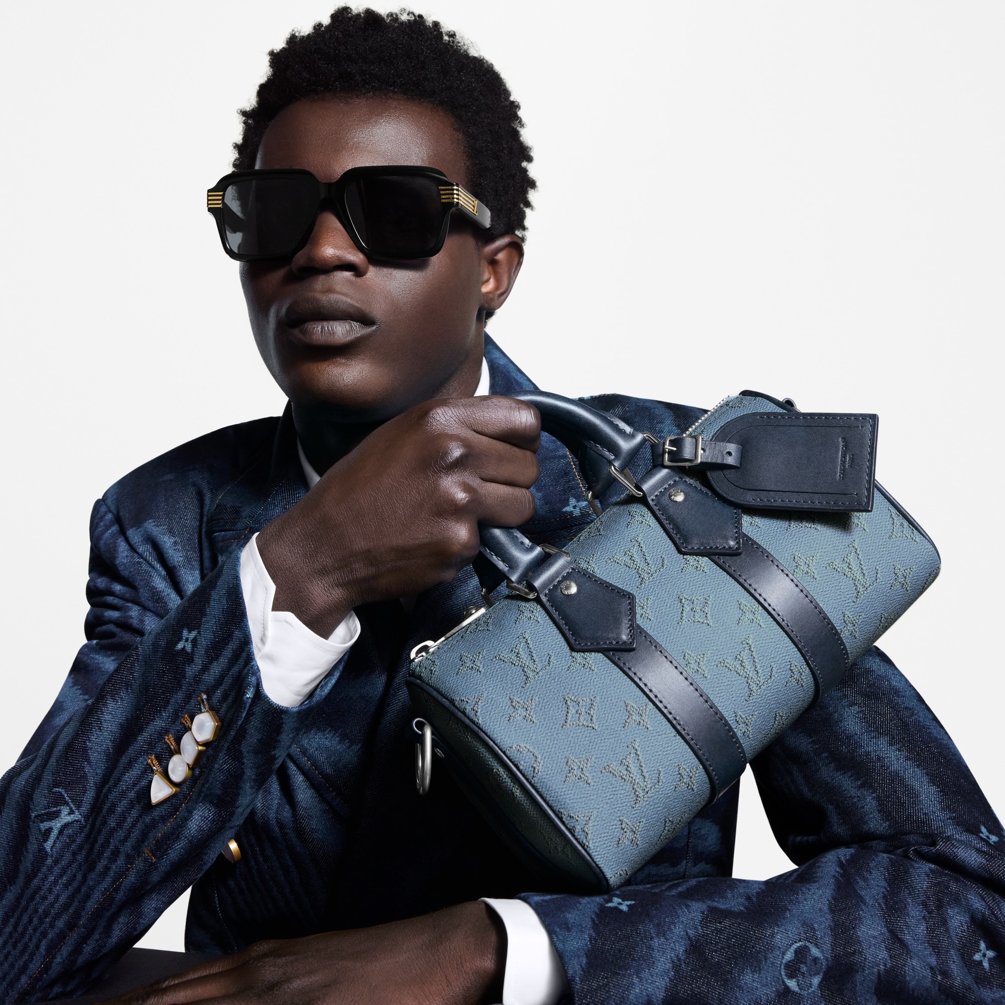 Monogram Other Bolsas Masculinas Ícones LV Bolsa de Viagem Keepall Bandoulière 25 | Louis Vuitton ® (Zoom no Produto)