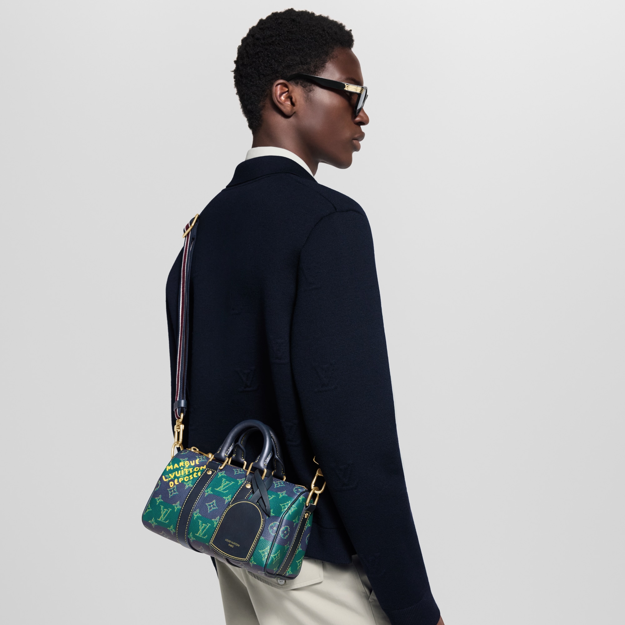 Monogram Other Bolsas Masculinas Ícones LV Bolsa de Viagem Keepall Bandoulière 25 | Louis Vuitton ® (Zoom no Produto)