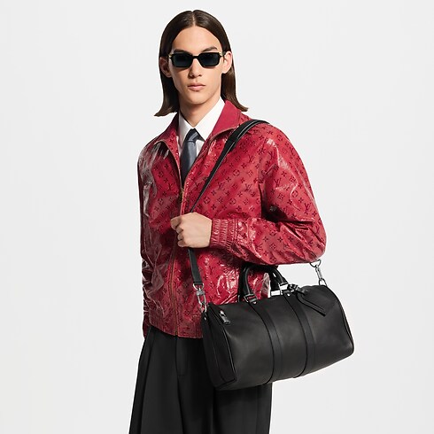 H39 Bolsas Masculinas Ícones LV Bolsa de Viagem Keepall Bandoulière 35 | Louis Vuitton ® (Zoom no Produto)