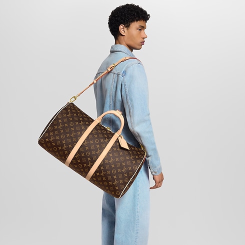 Monogram Personalização Viagem Bolsa de Viagem Keepall Bandoulière 50 Mon Monogram | Louis Vuitton ® (Zoom no Produto)