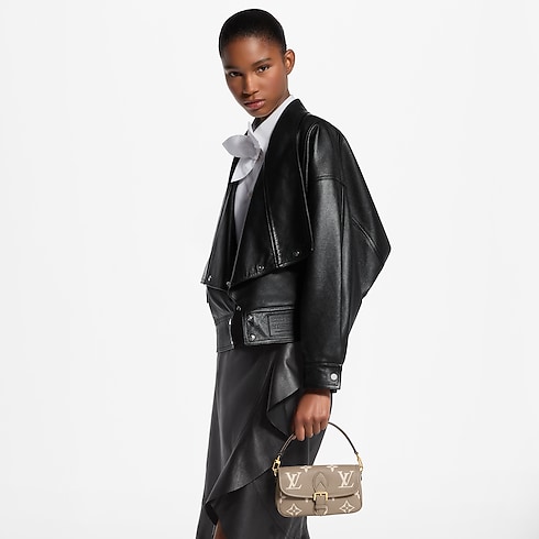 Couro Monogram Empreinte Bicolor Carteiras Carteiras com Corrente e Micro Bolsas Bolsa Diane Nano | Louis Vuitton ® (Zoom no Produto)