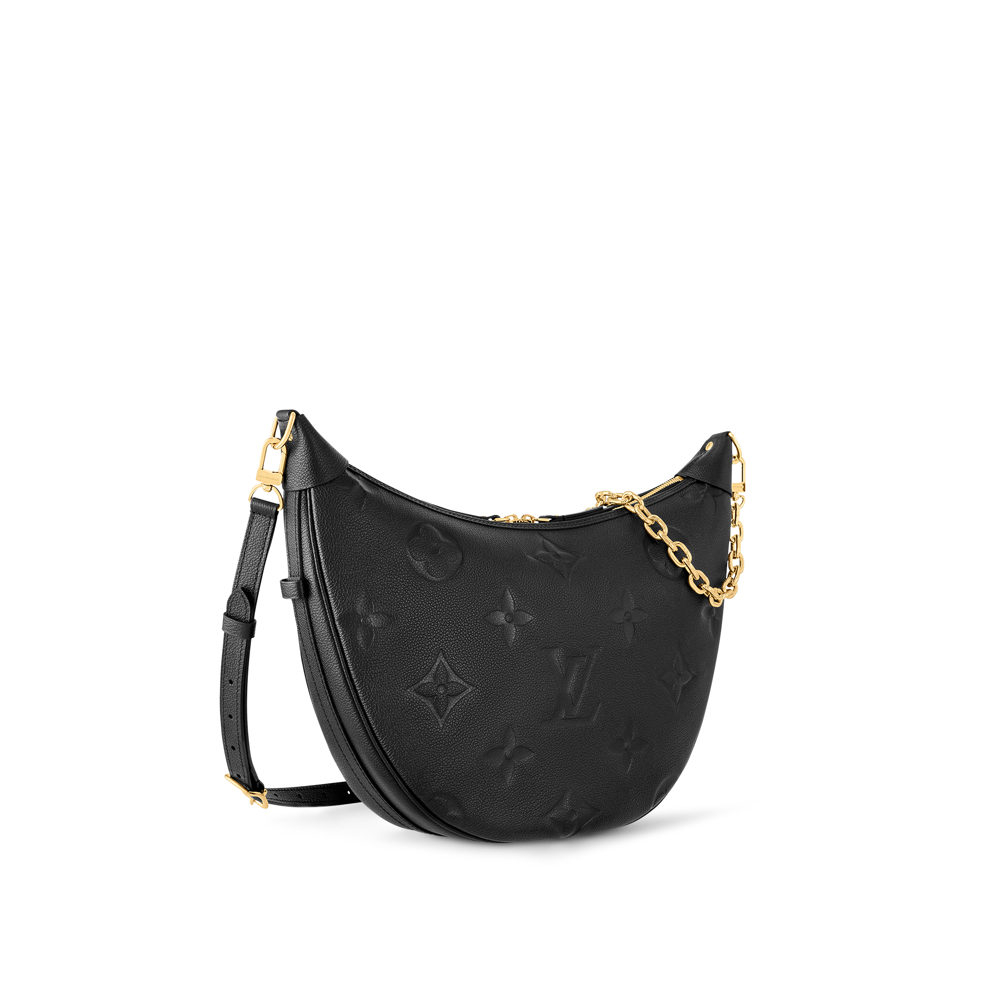 Couro Monogram Empreinte Guia de Presentes Dia das Mães } Bolsa Hobo Loop | Louis Vuitton ® (Zoom no Produto)