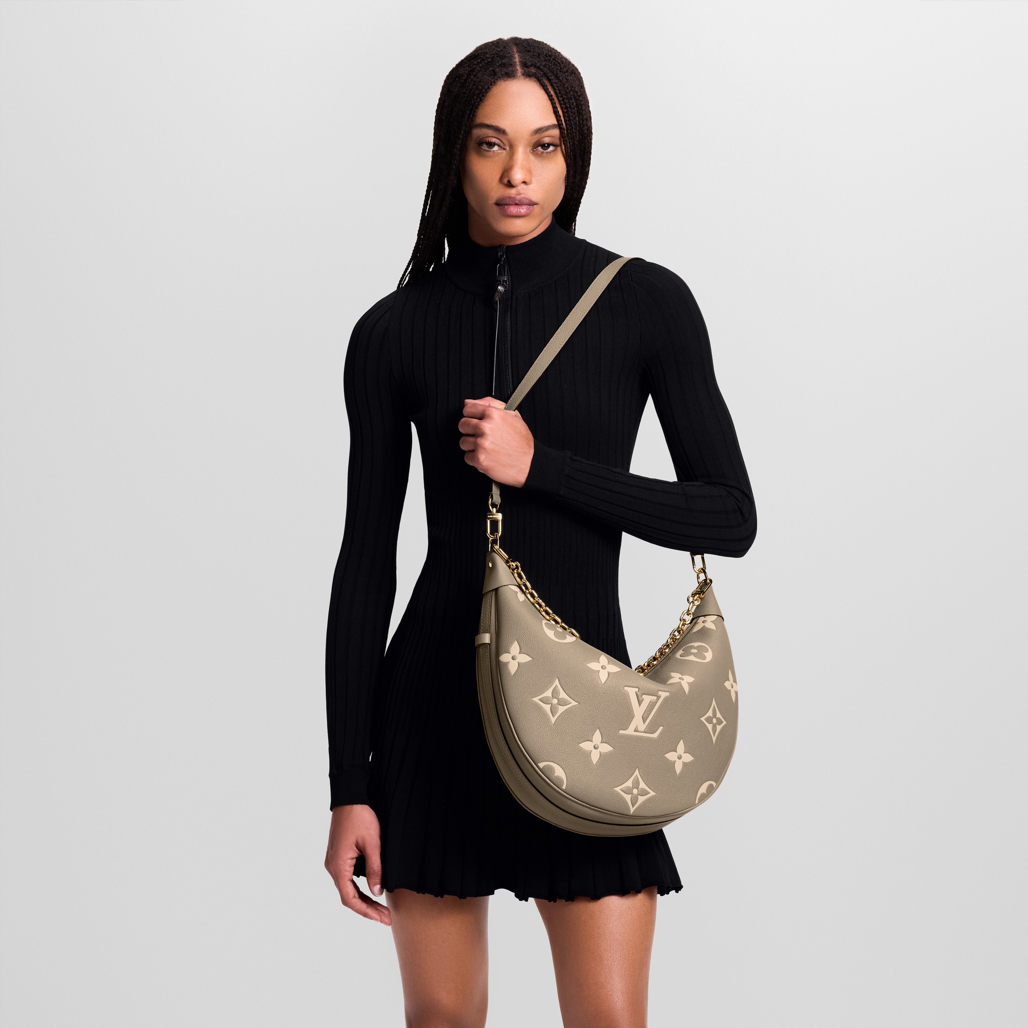 Couro Monogram Empreinte Bicolor Bolsas Todas as Coleções Bolsa Hobo Loop | Louis Vuitton ® (Zoom no Produto)