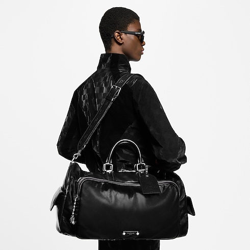 H35 Bolsas Masculinas Ícones LV Bolsa Keepall Cargo Bandoulière 50 | Louis Vuitton ® (Zoom no Produto)