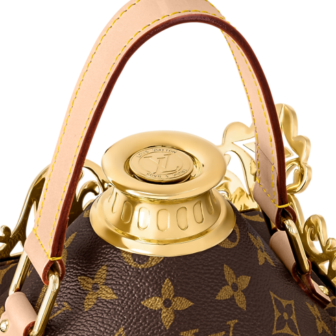 Monogram Baús e Caixas Caixas Rígidas Bolsa Lantern Trunk Gold | Louis Vuitton ® (Zoom no Produto)