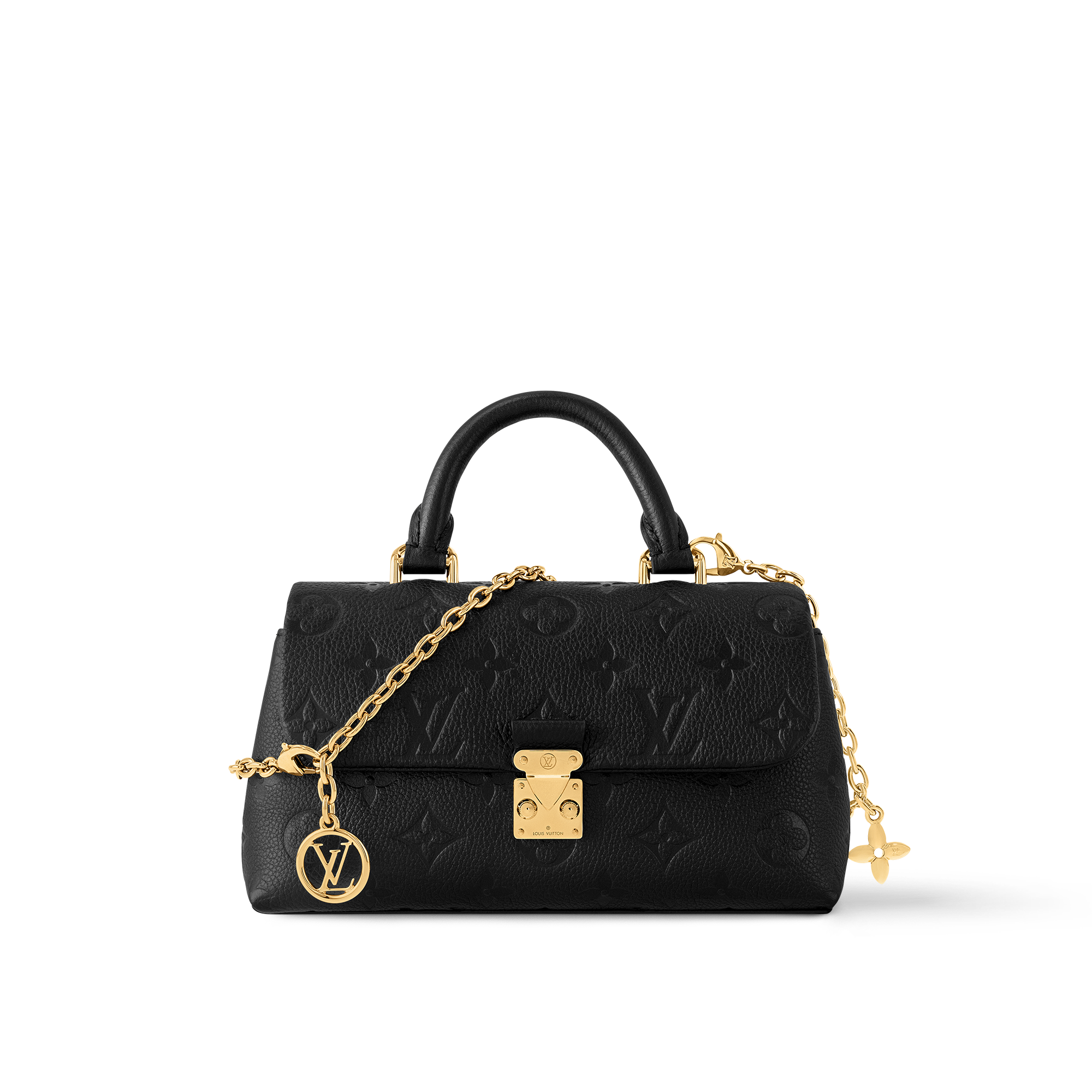 Couro Monogram Empreinte Carteiras Carteiras com Corrente & Micro Bolsas Bolsa Madeleine Nano | Louis Vuitton ® (Zoom no Produto)