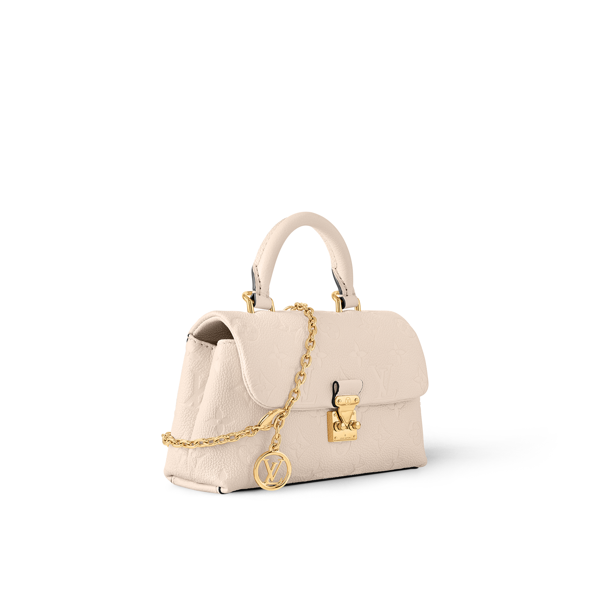 Couro Monogram Empreinte Carteiras Carteiras com Corrente & Micro Bolsas Bolsa Madeleine Nano | Louis Vuitton ® (Zoom no Produto)